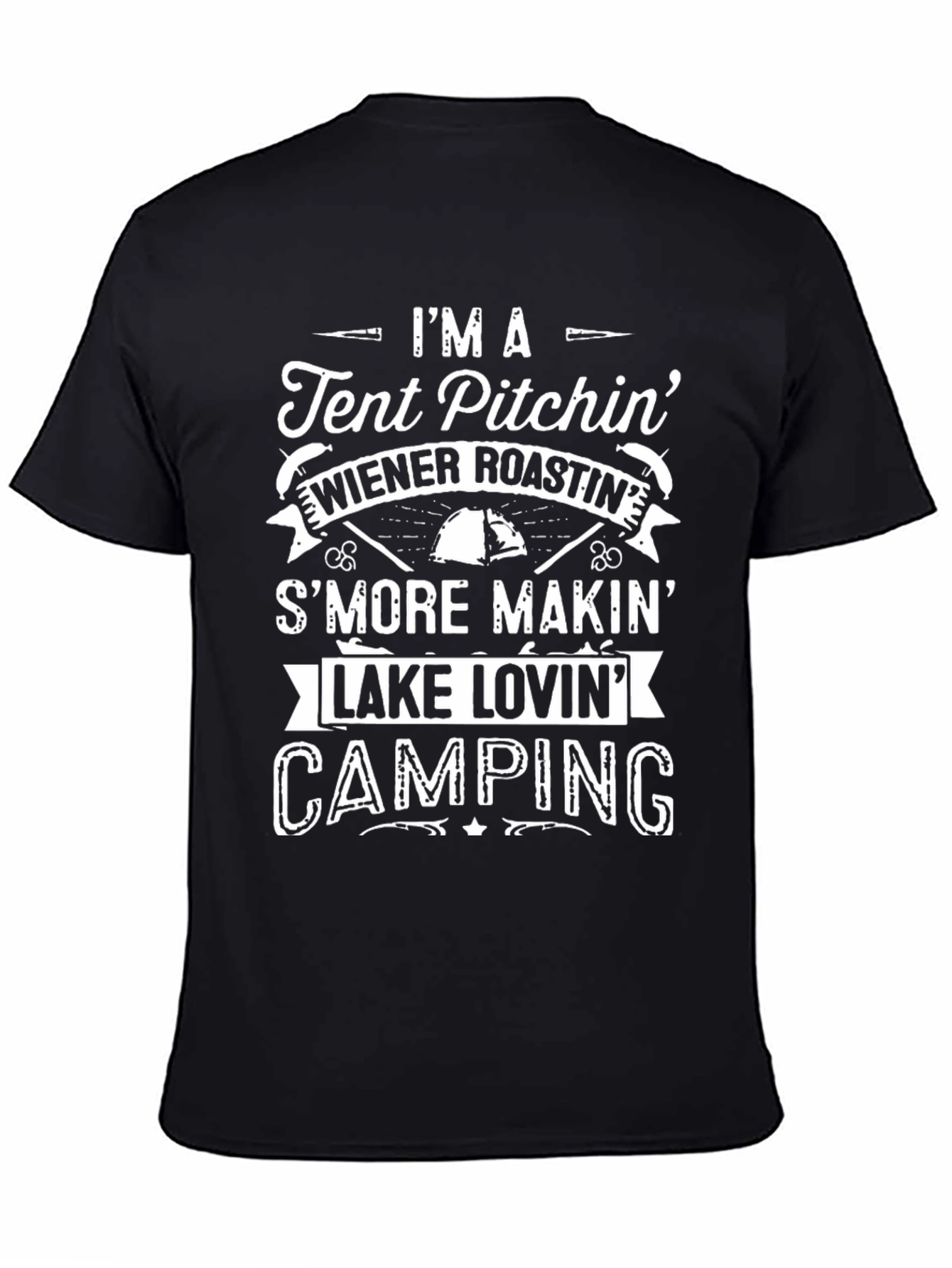 Camping Graphic Tee - Im A Tent Pitchin