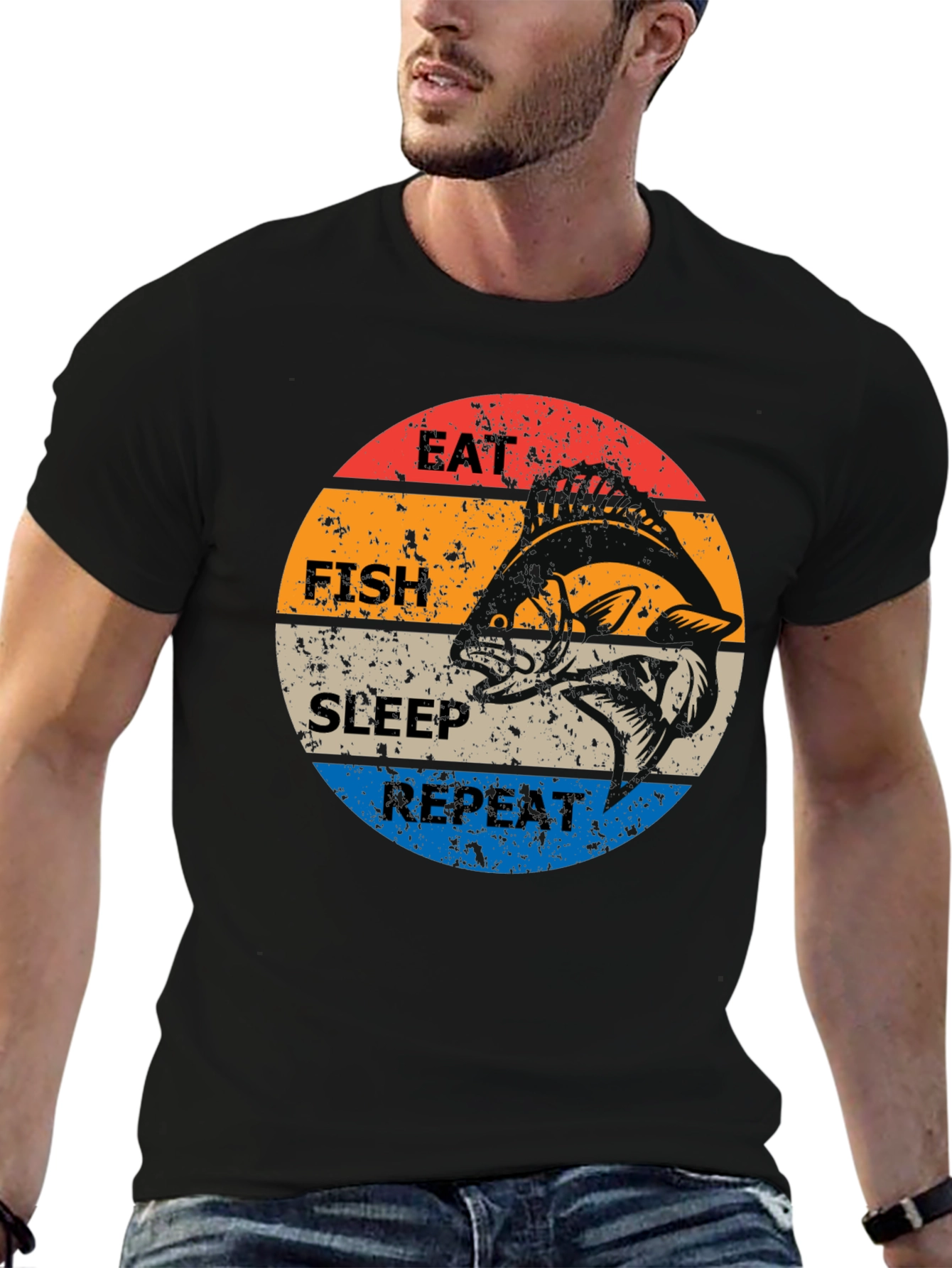 Eat Fish Sleep Repeat T-Shirt