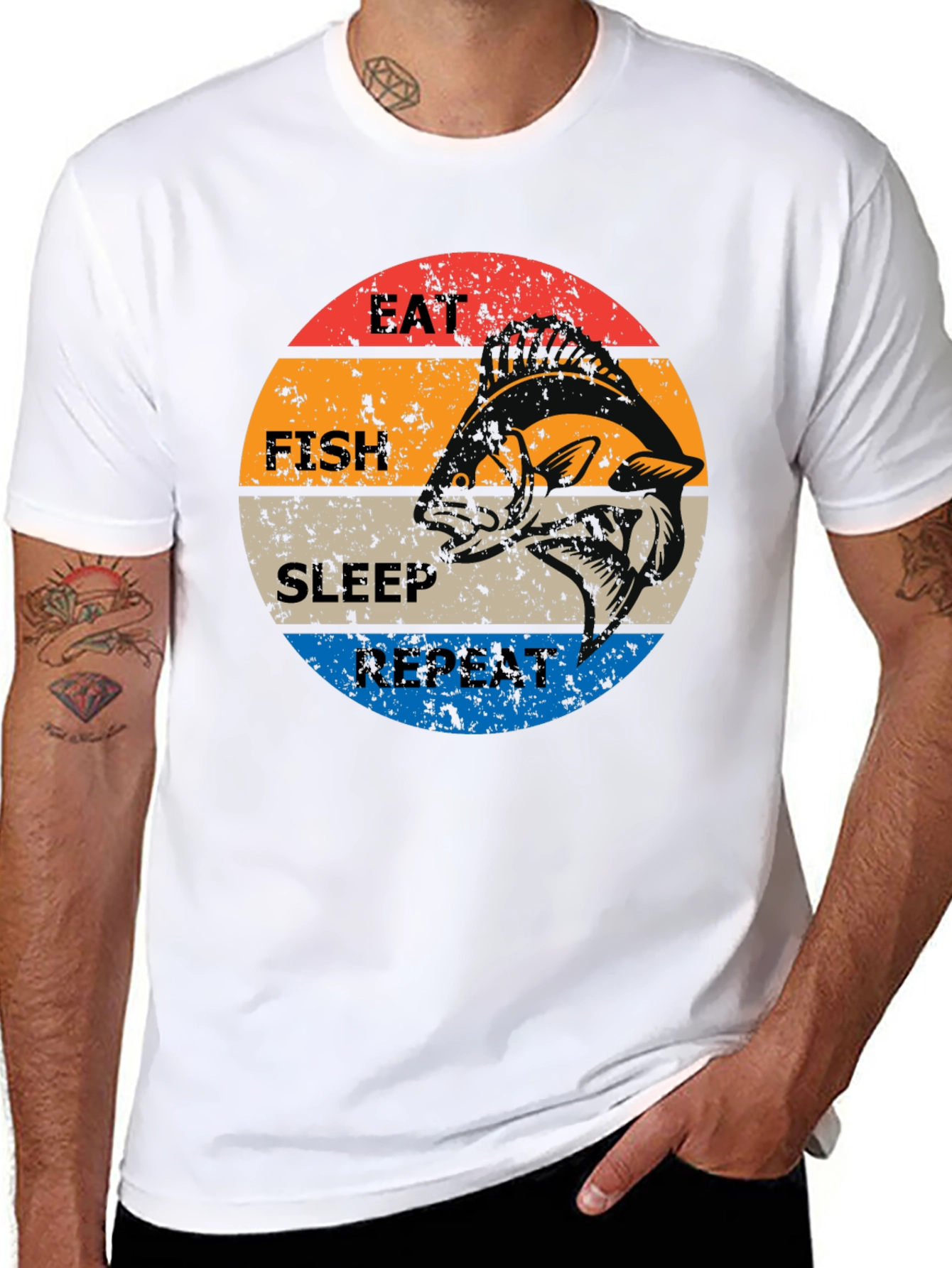 Eat Fish Sleep Repeat T-Shirt