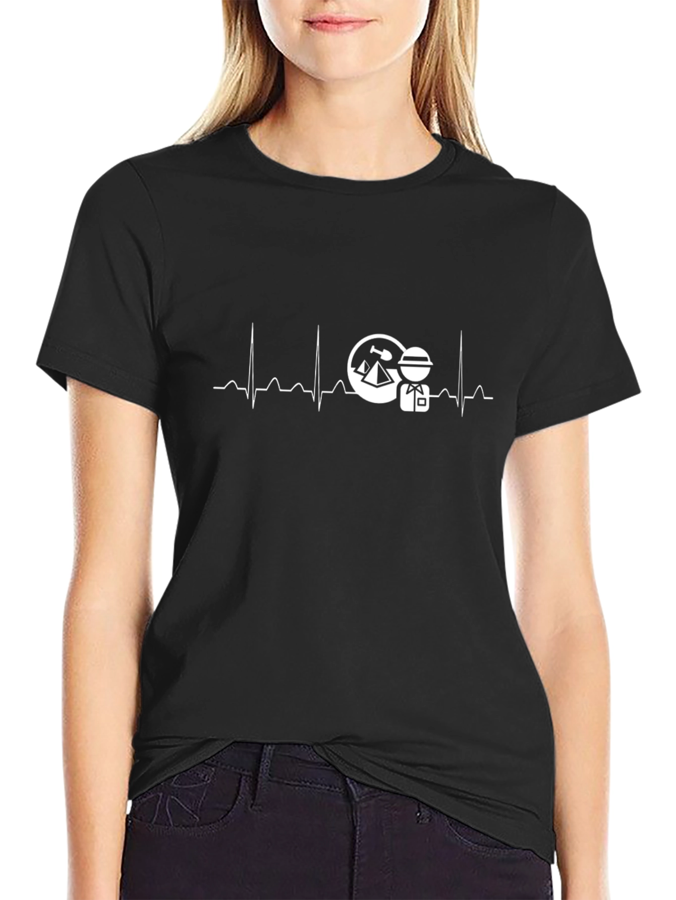 Geology Heartbeat T-Shirt - Rock Collector Tee