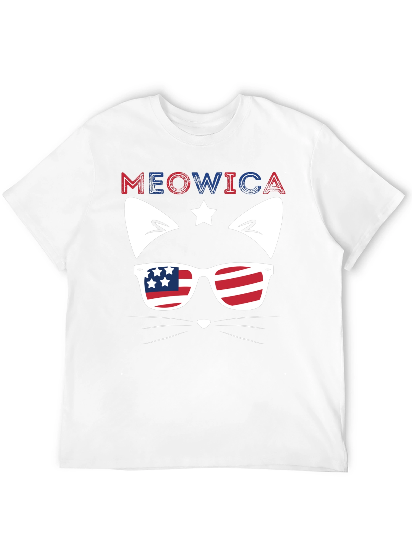 Meowica Cat Patriotic T-Shirt