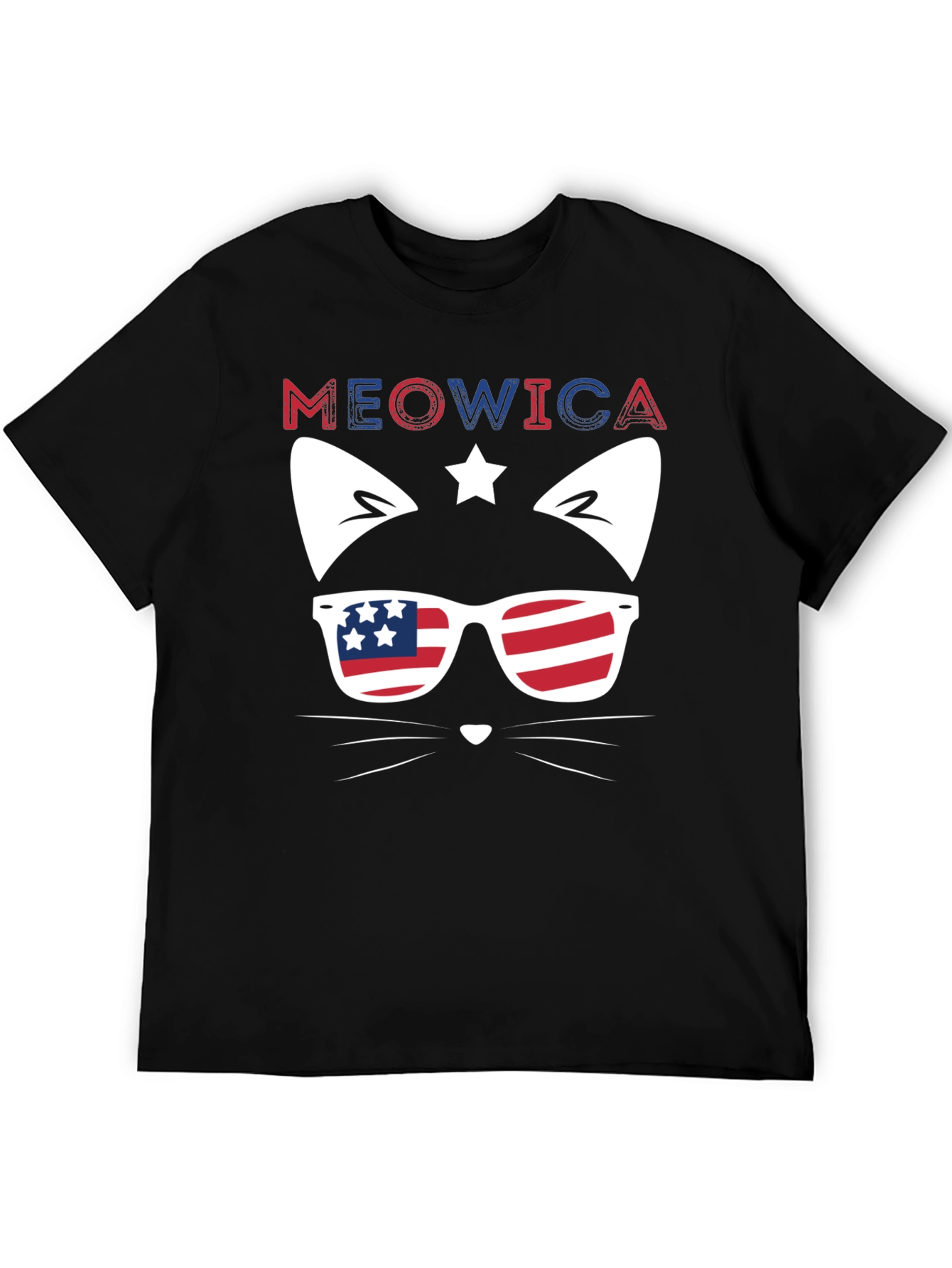 Meowica Cat Patriotic T-Shirt