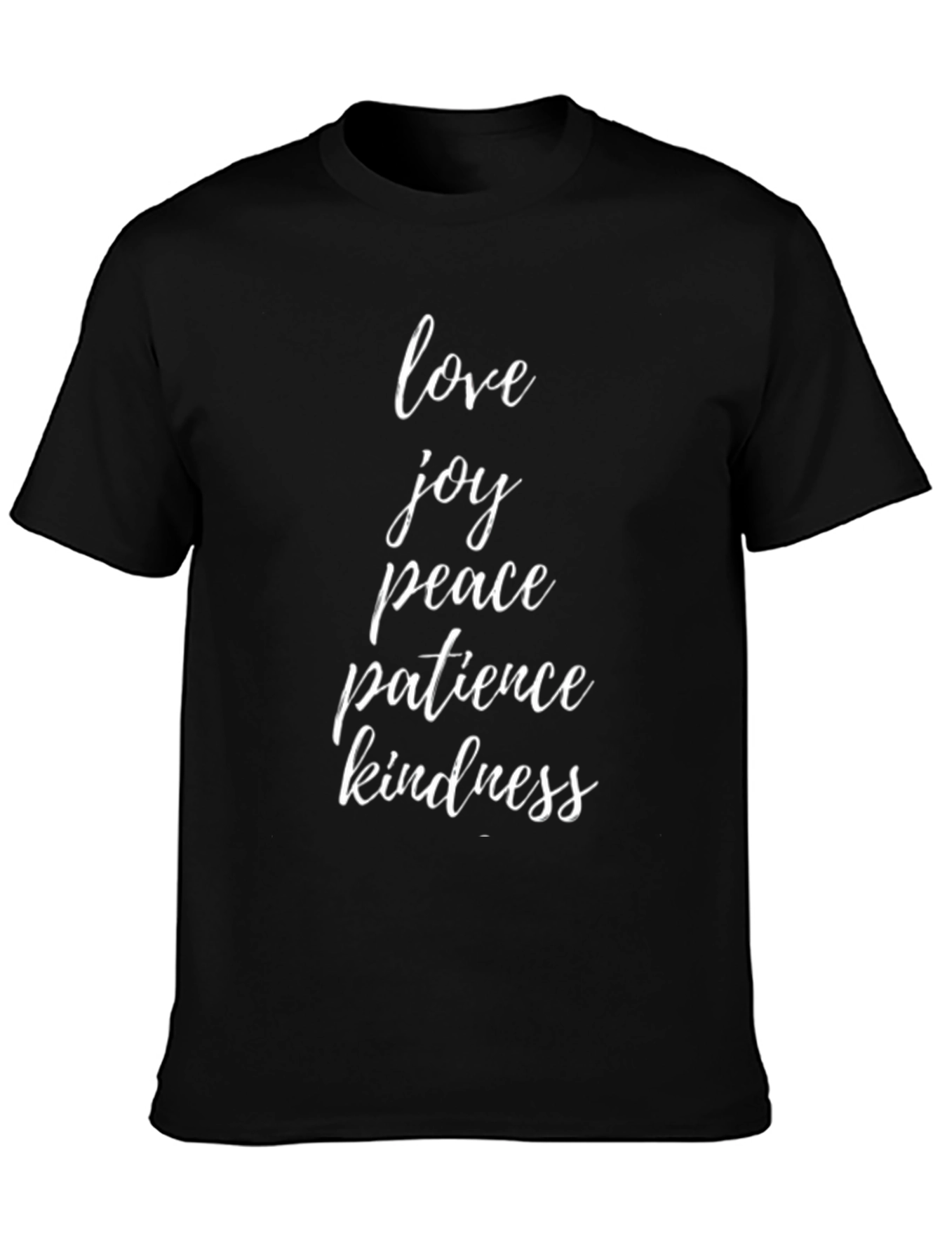 Love Joy Peace T-Shirt - Black