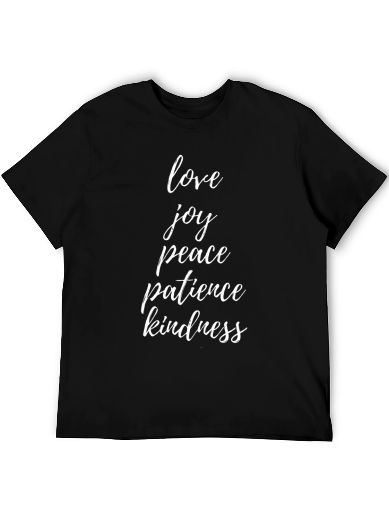 Love Joy Peace T-Shirt - Black