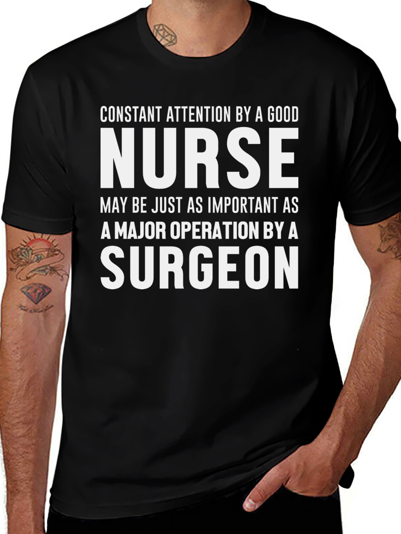 Nurse vs. Surgeon T-Shirt - Constant Attention