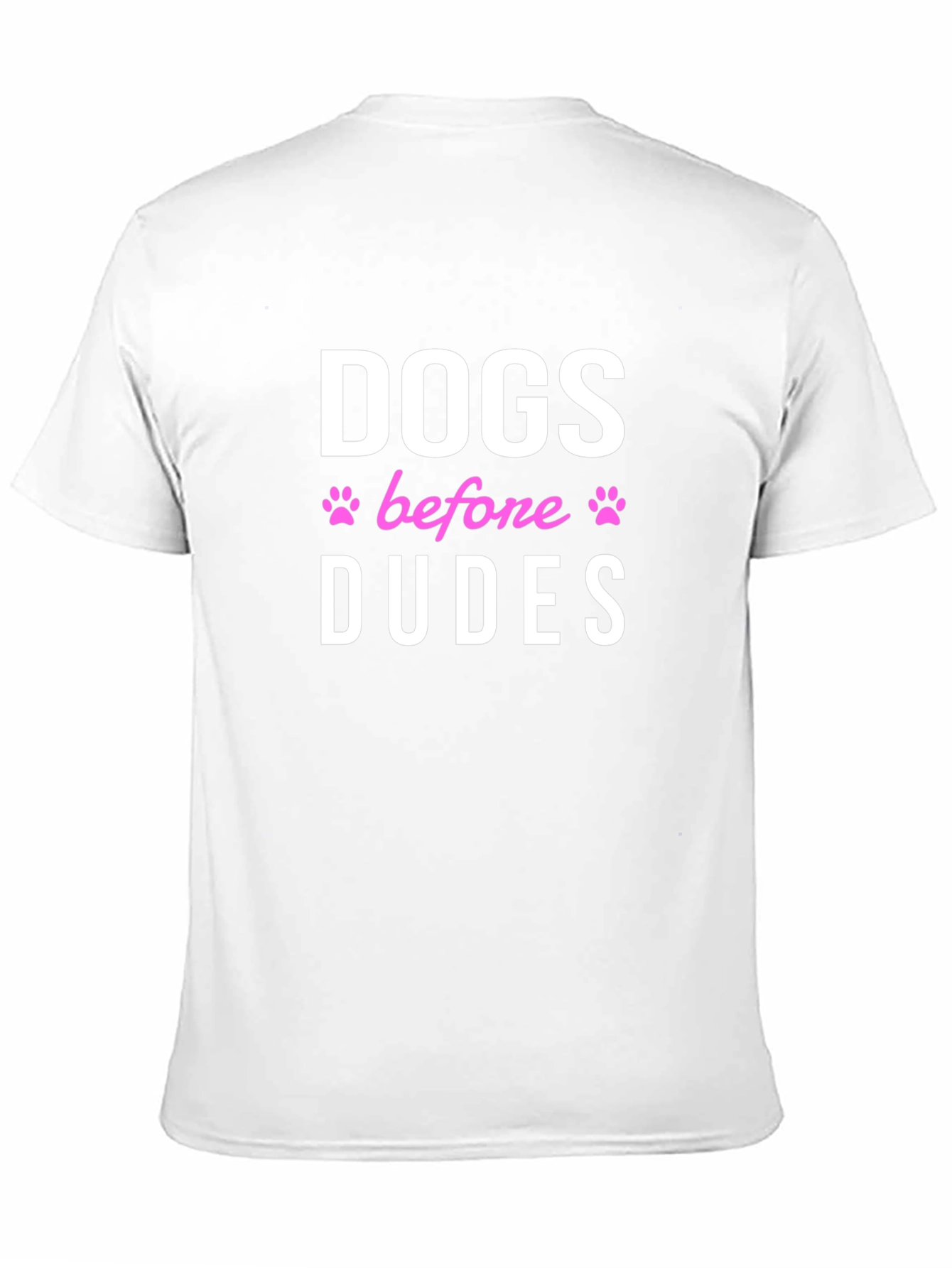 Dogs Before Dudes Black Graphic Tee