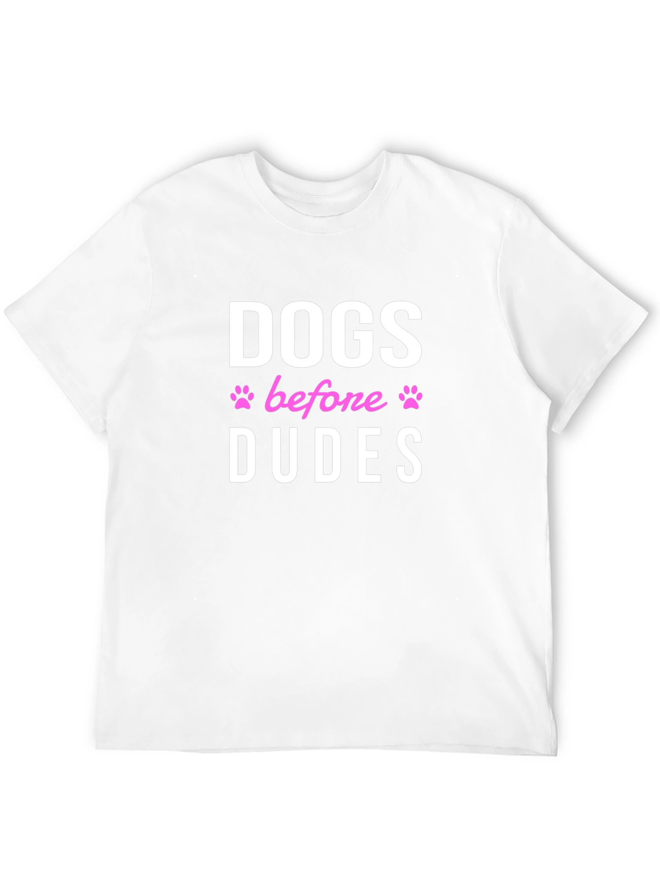 Dogs Before Dudes Black Graphic Tee