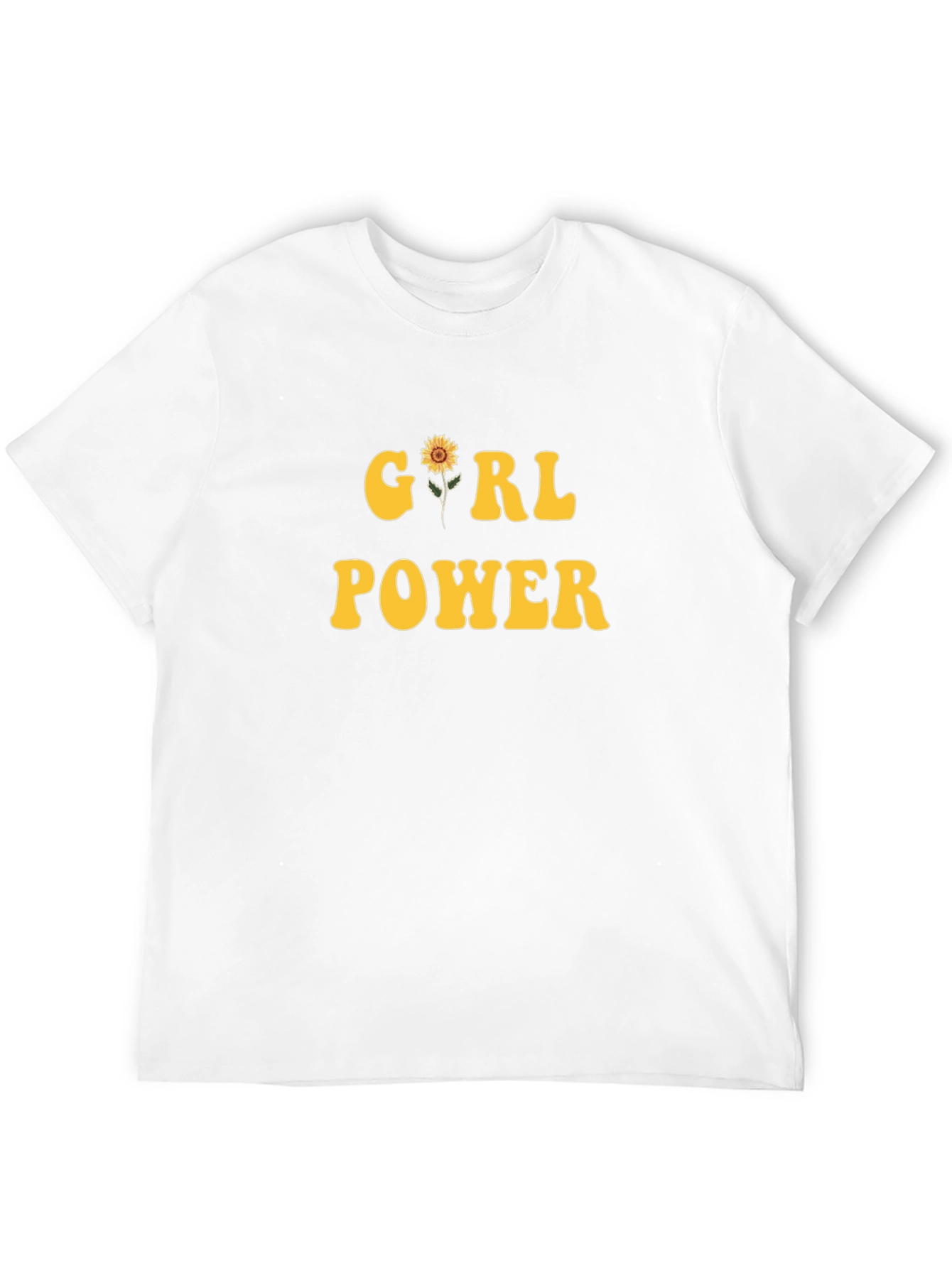 Girl Power Sunflower Graphic Tee