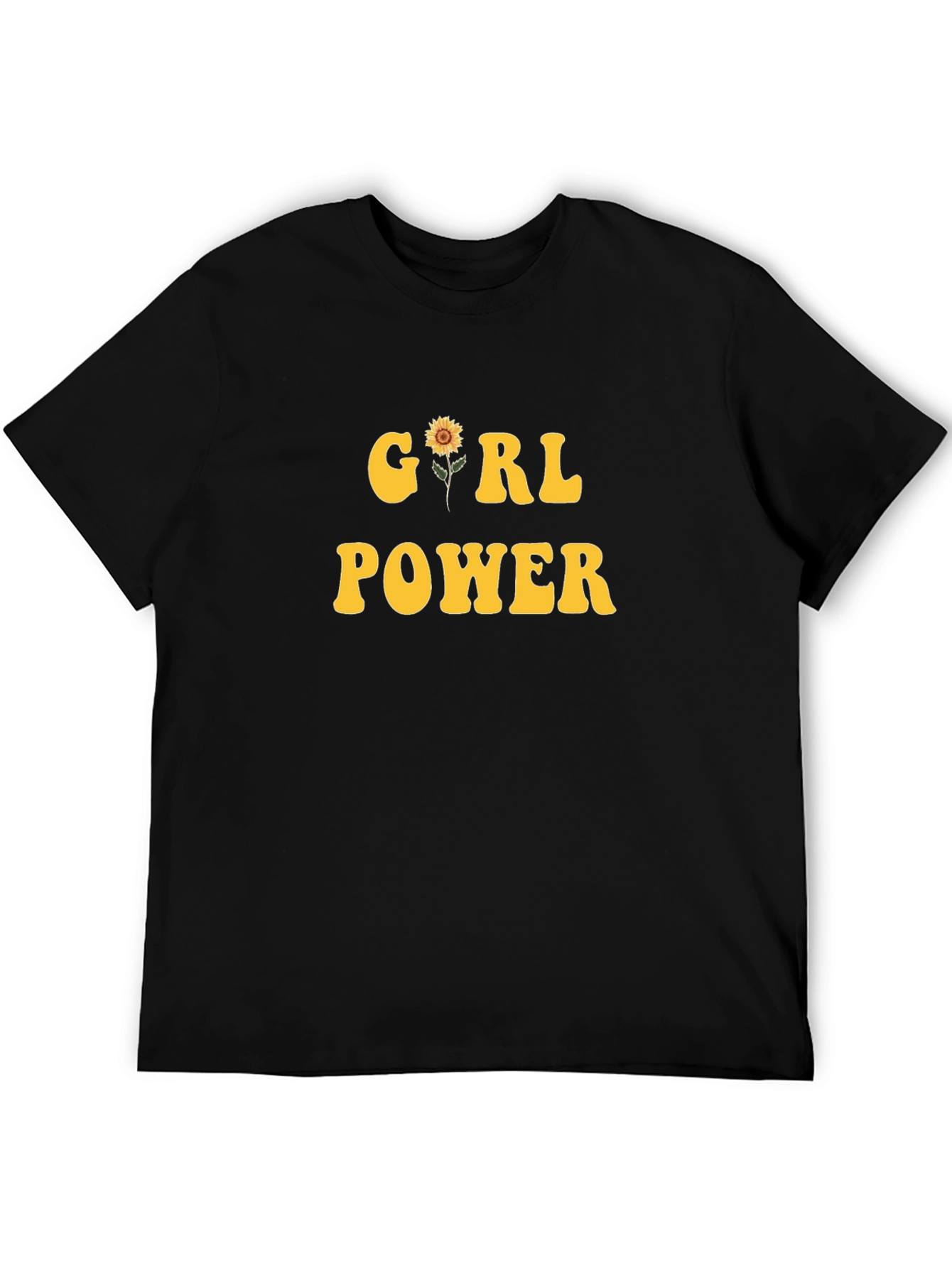 Girl Power Sunflower Graphic Tee