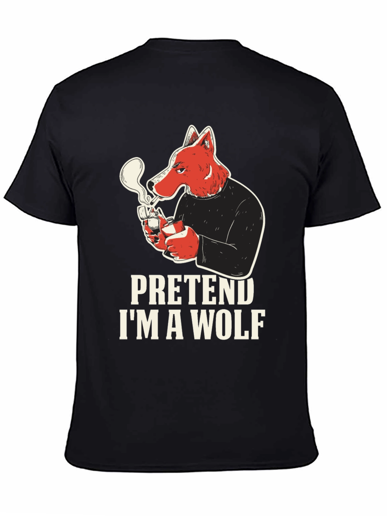 Pretend Im A Wolf Graphic Tee