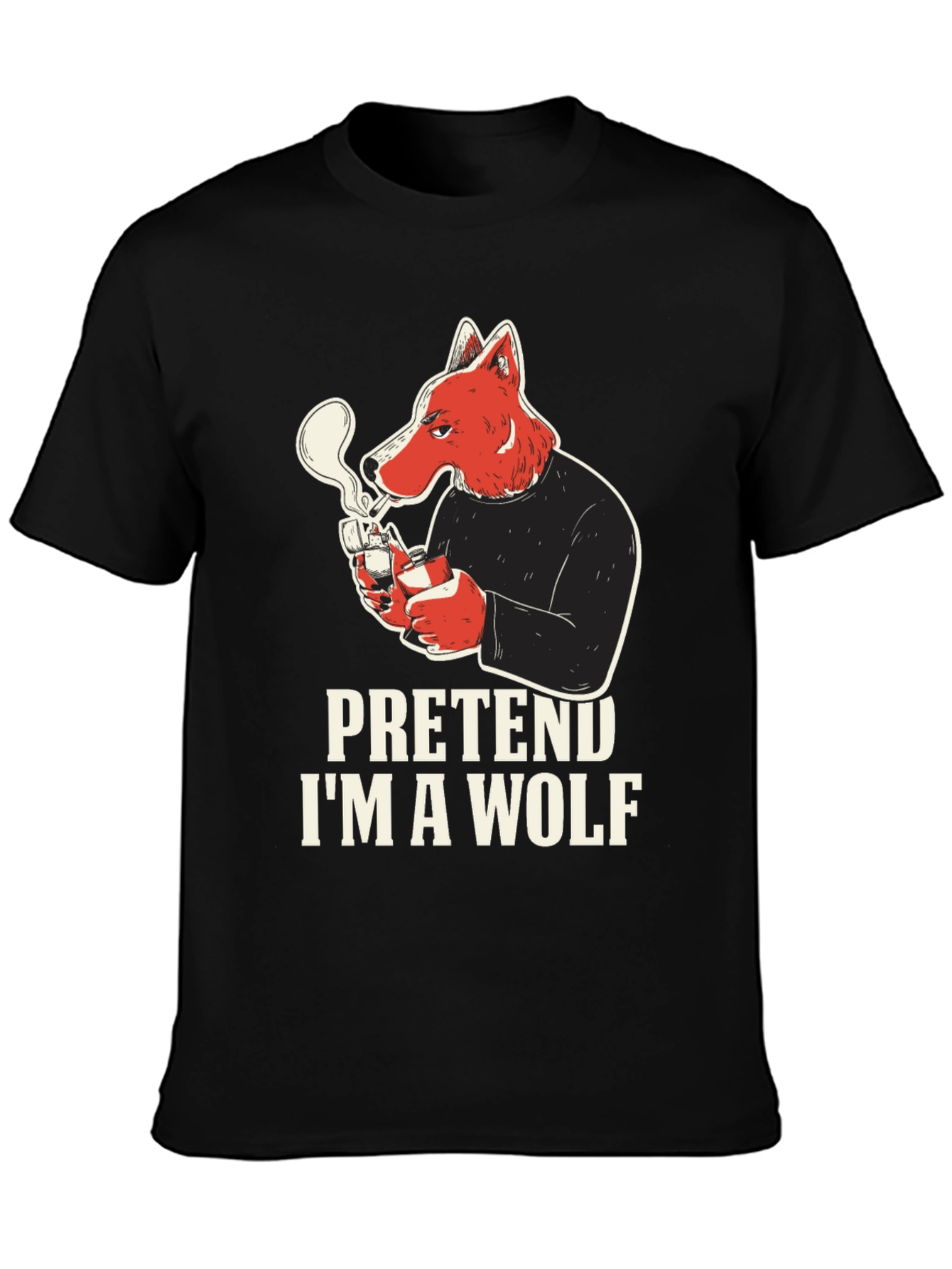 Pretend Im A Wolf Graphic Tee