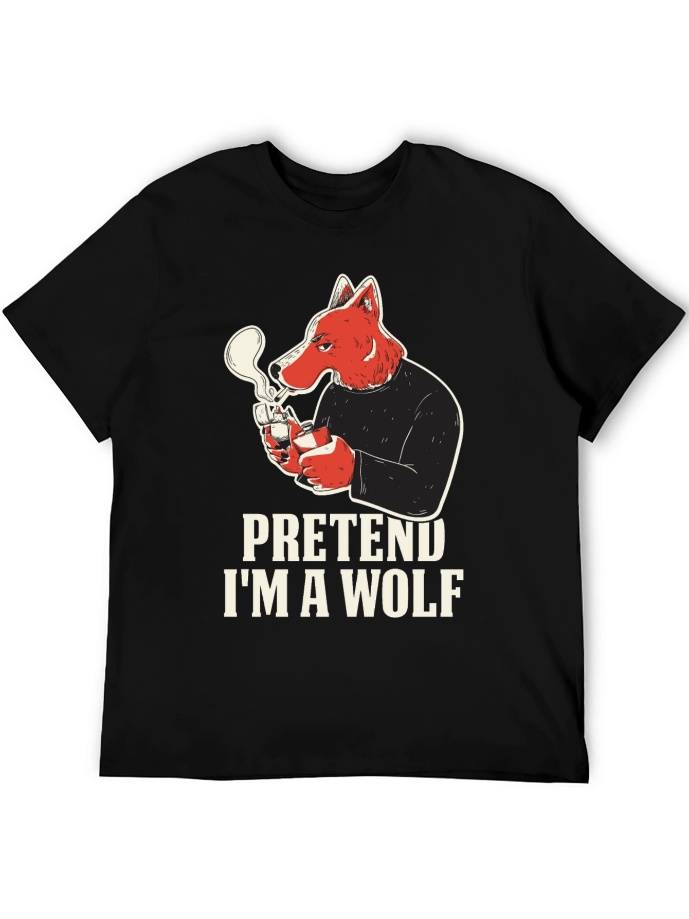Pretend Im A Wolf Graphic Tee