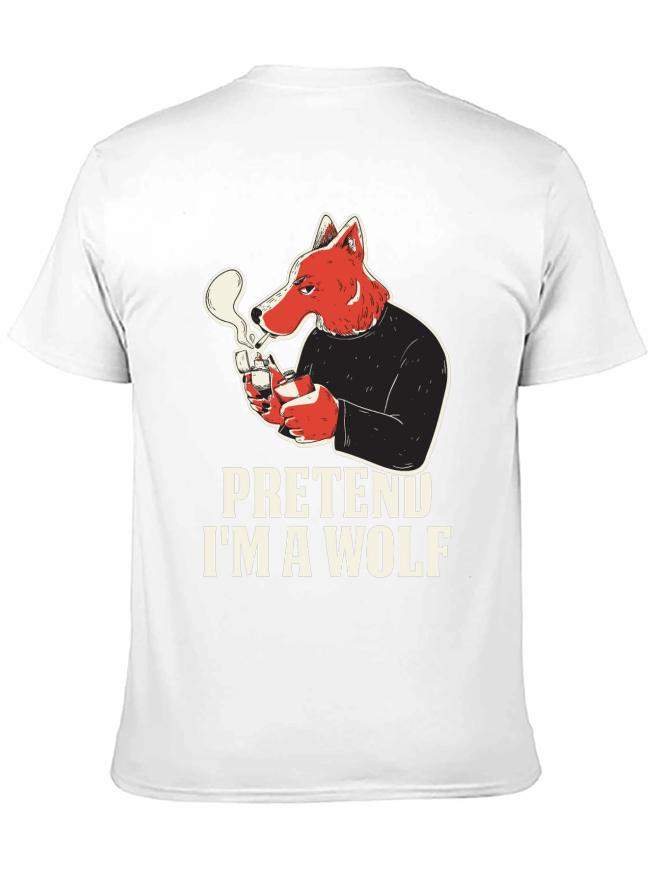 Pretend Im A Wolf Graphic Tee