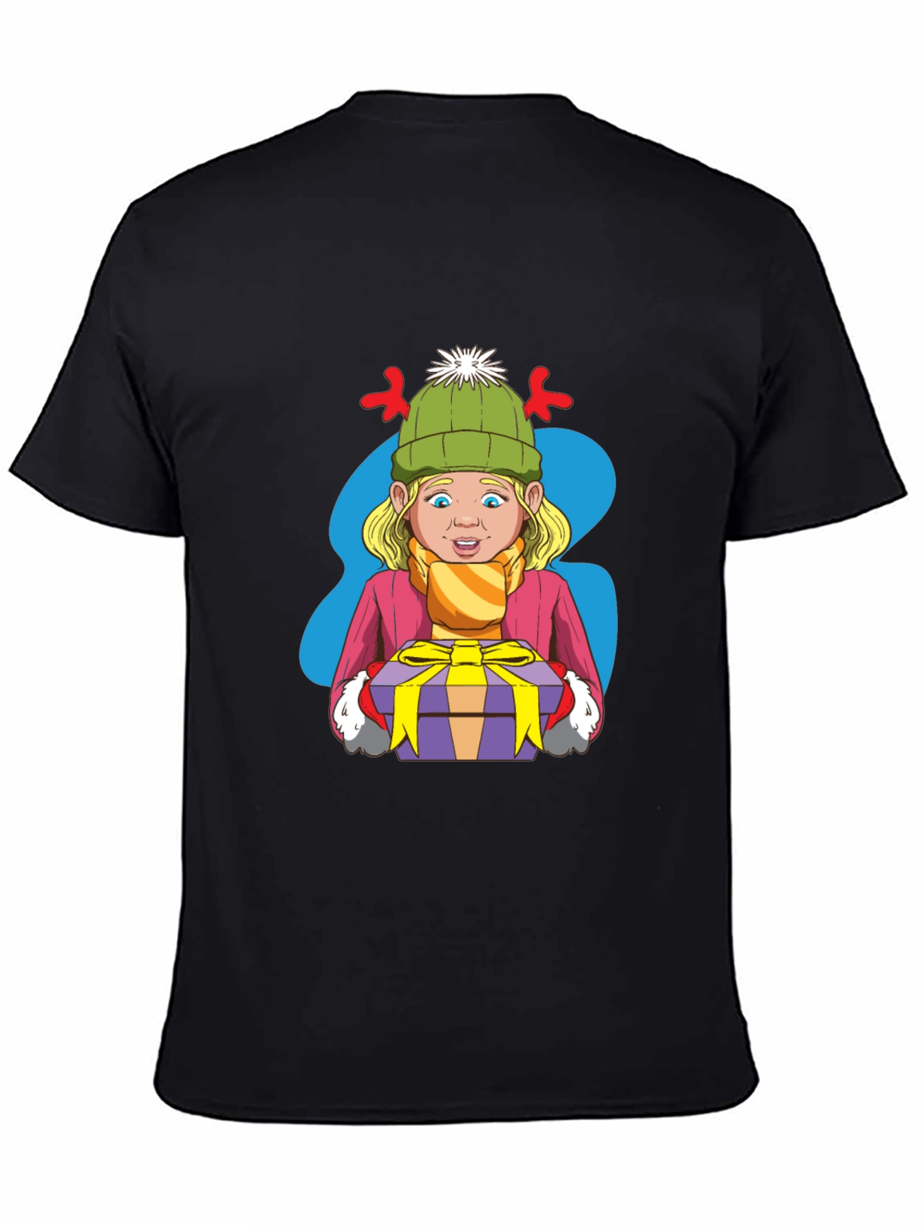 Festive Cartoon Graphic Tee