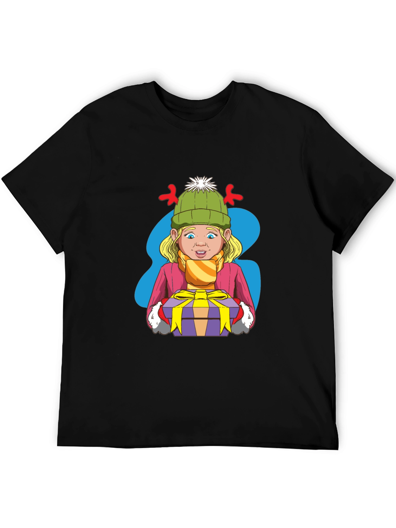 Festive Cartoon Graphic Tee