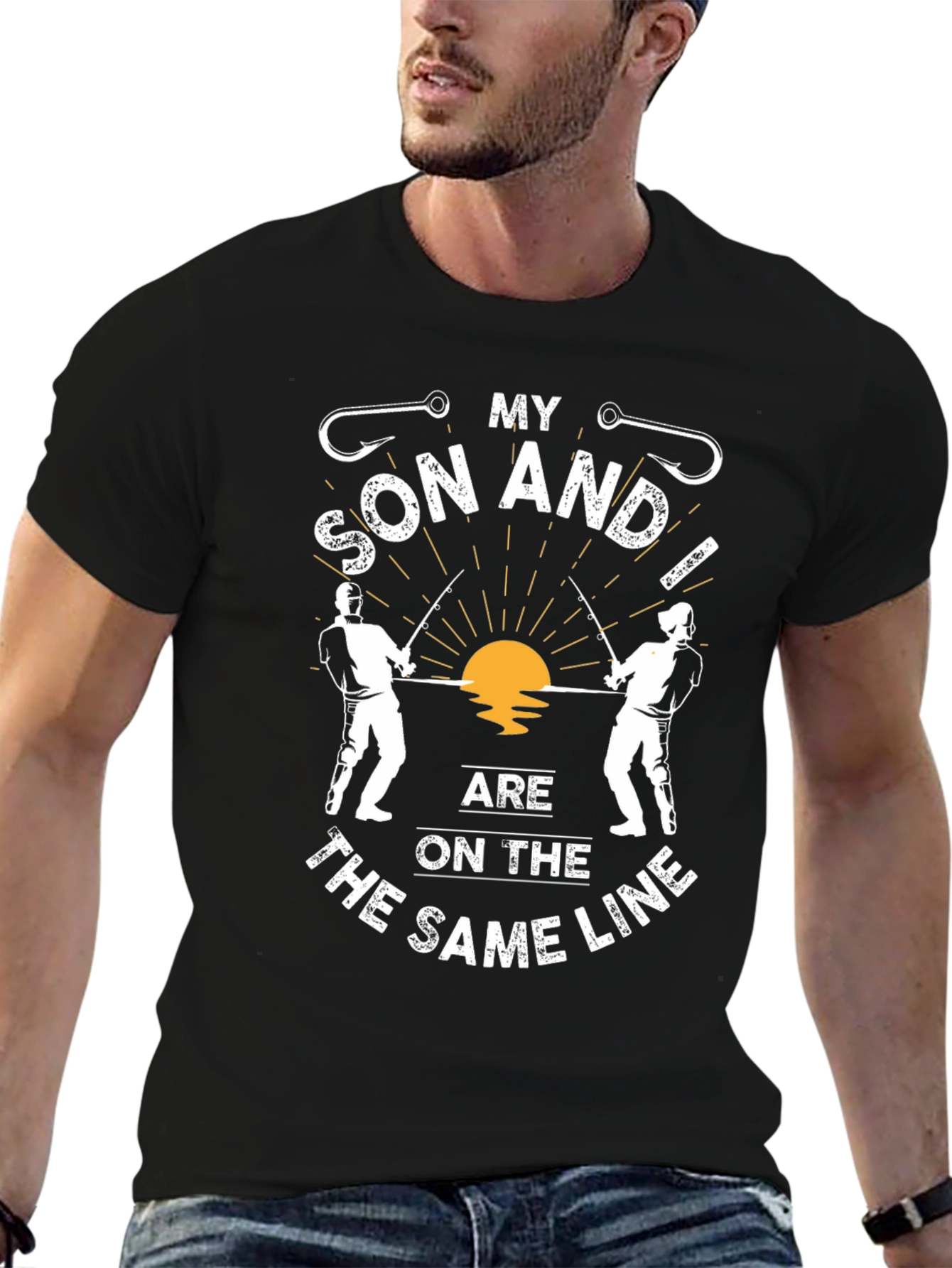Fishing Son Matching T-Shirt