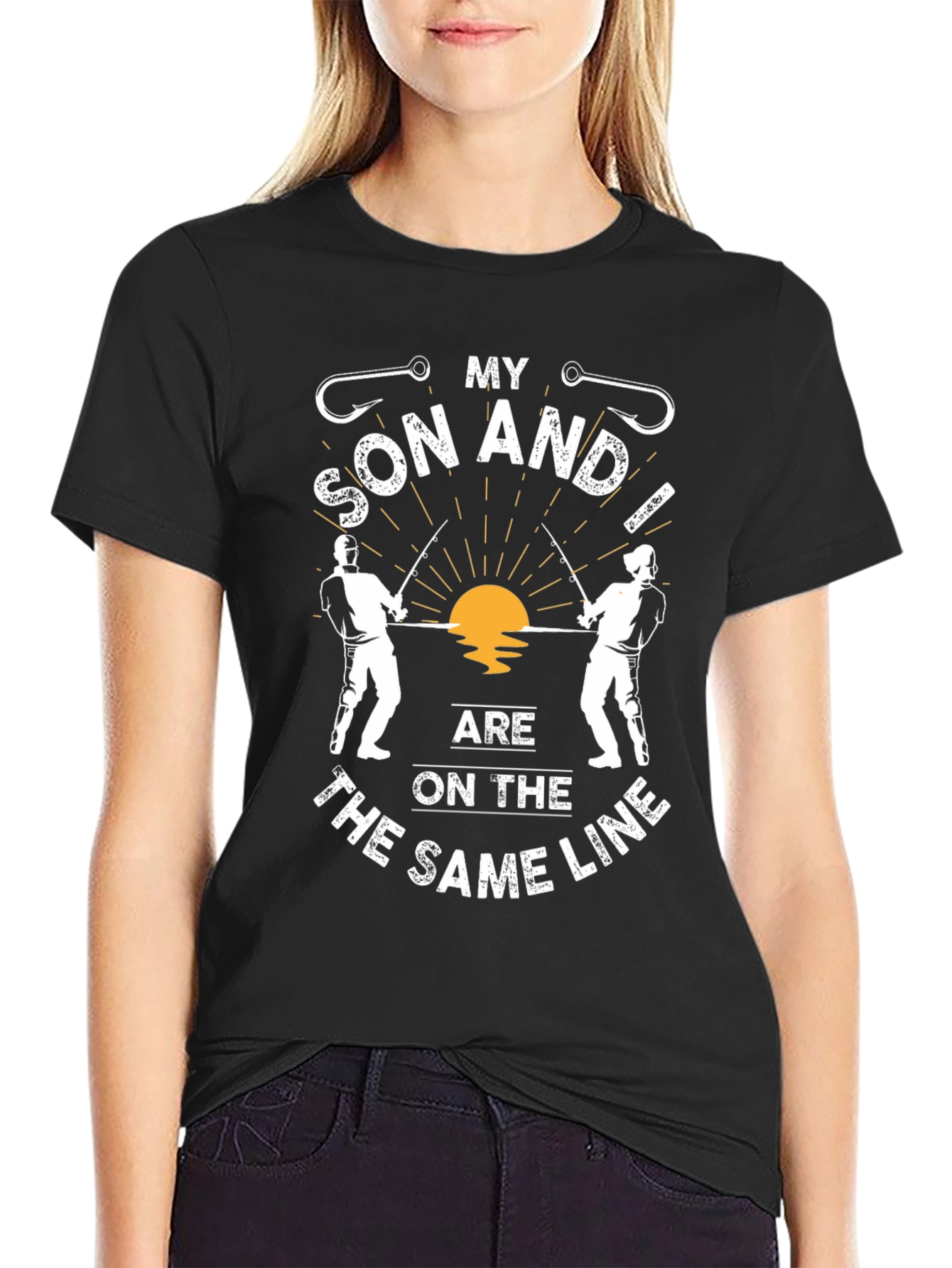 Fishing Son Matching T-Shirt