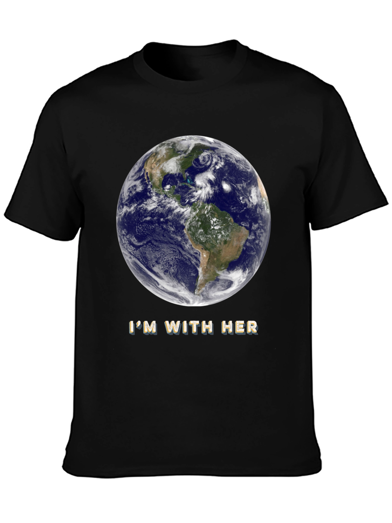 Earth Day Im With Her Graphic Tee