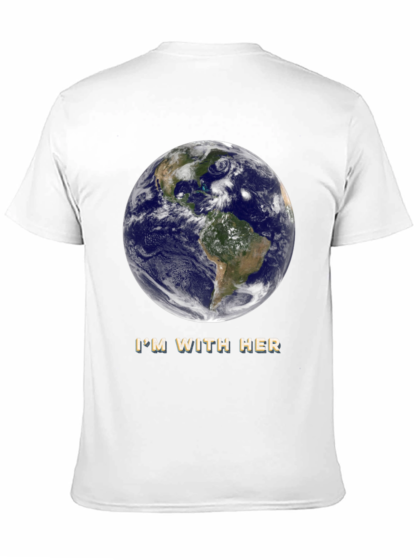 Earth Day Im With Her Graphic Tee