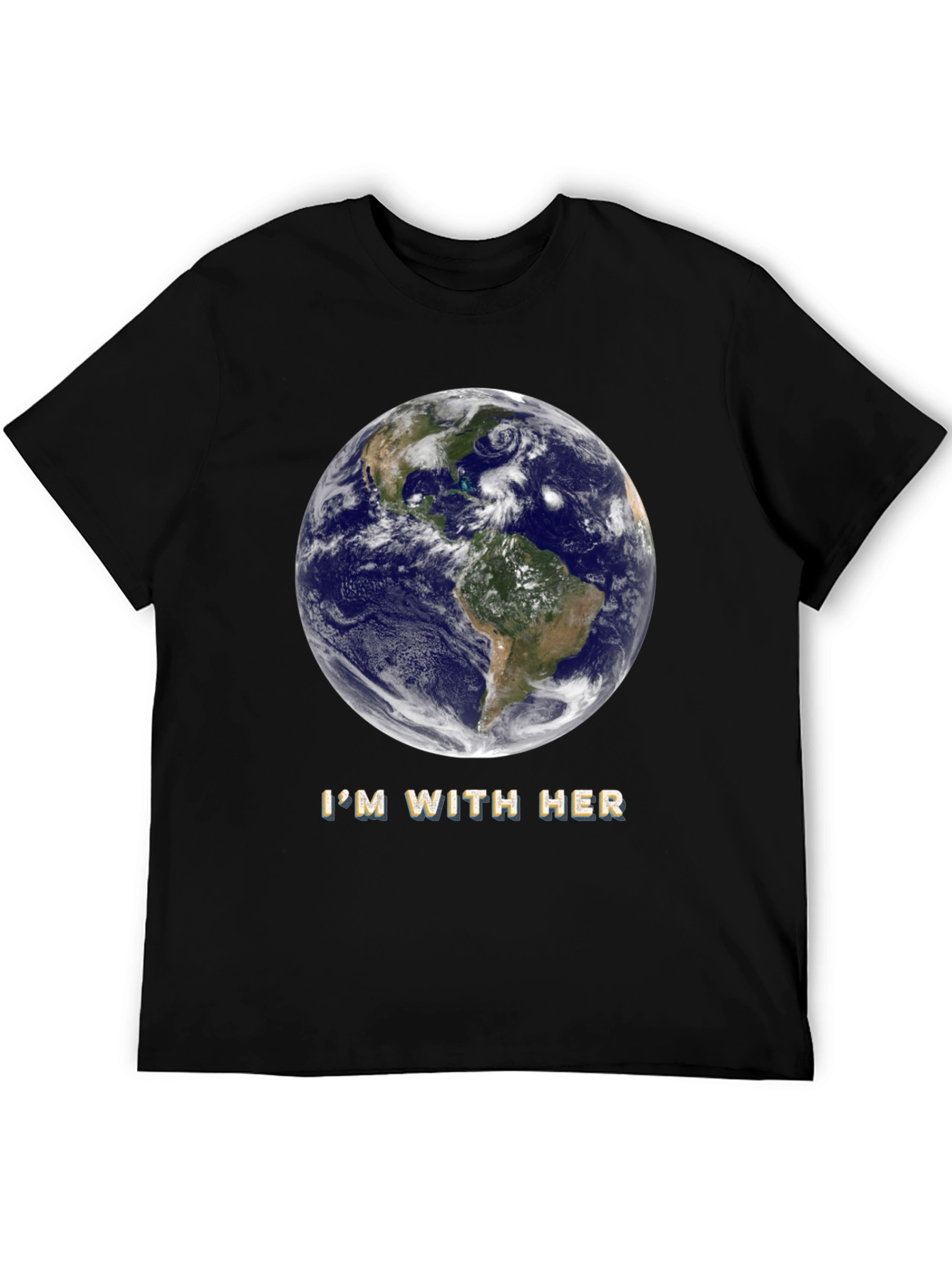 Earth Day Im With Her Graphic Tee