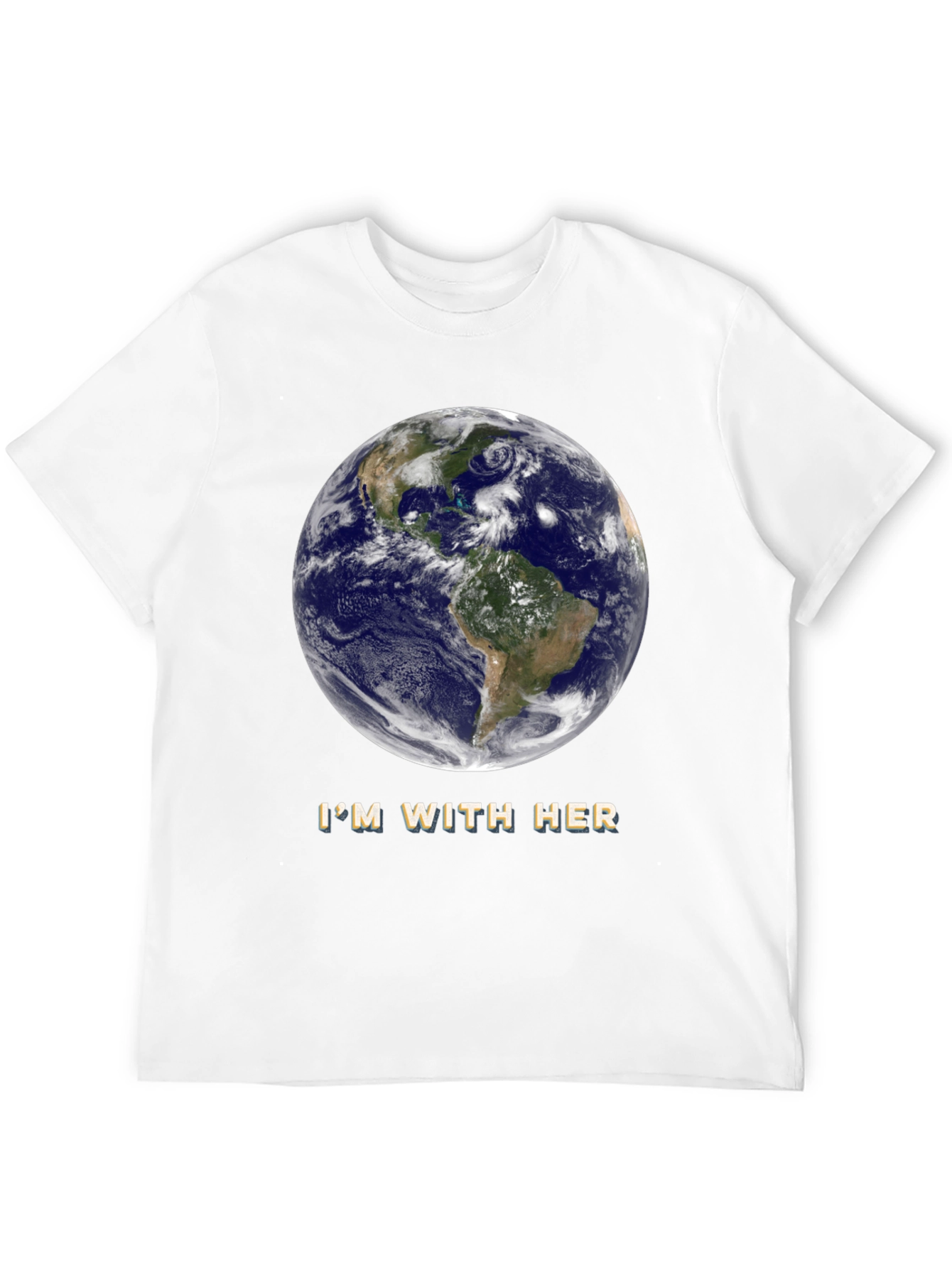 Earth Day Im With Her Graphic Tee