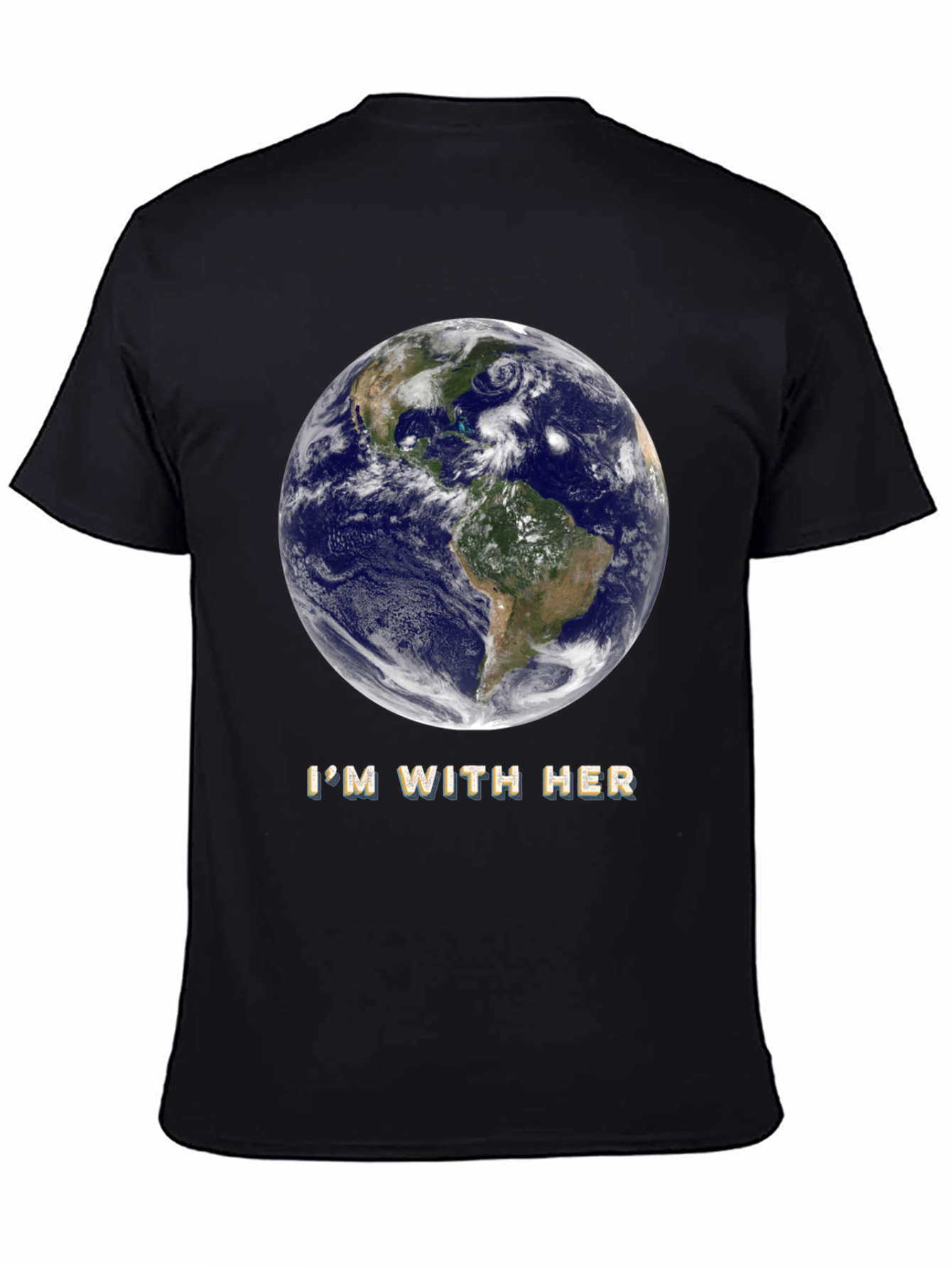 Earth Day Im With Her Graphic Tee