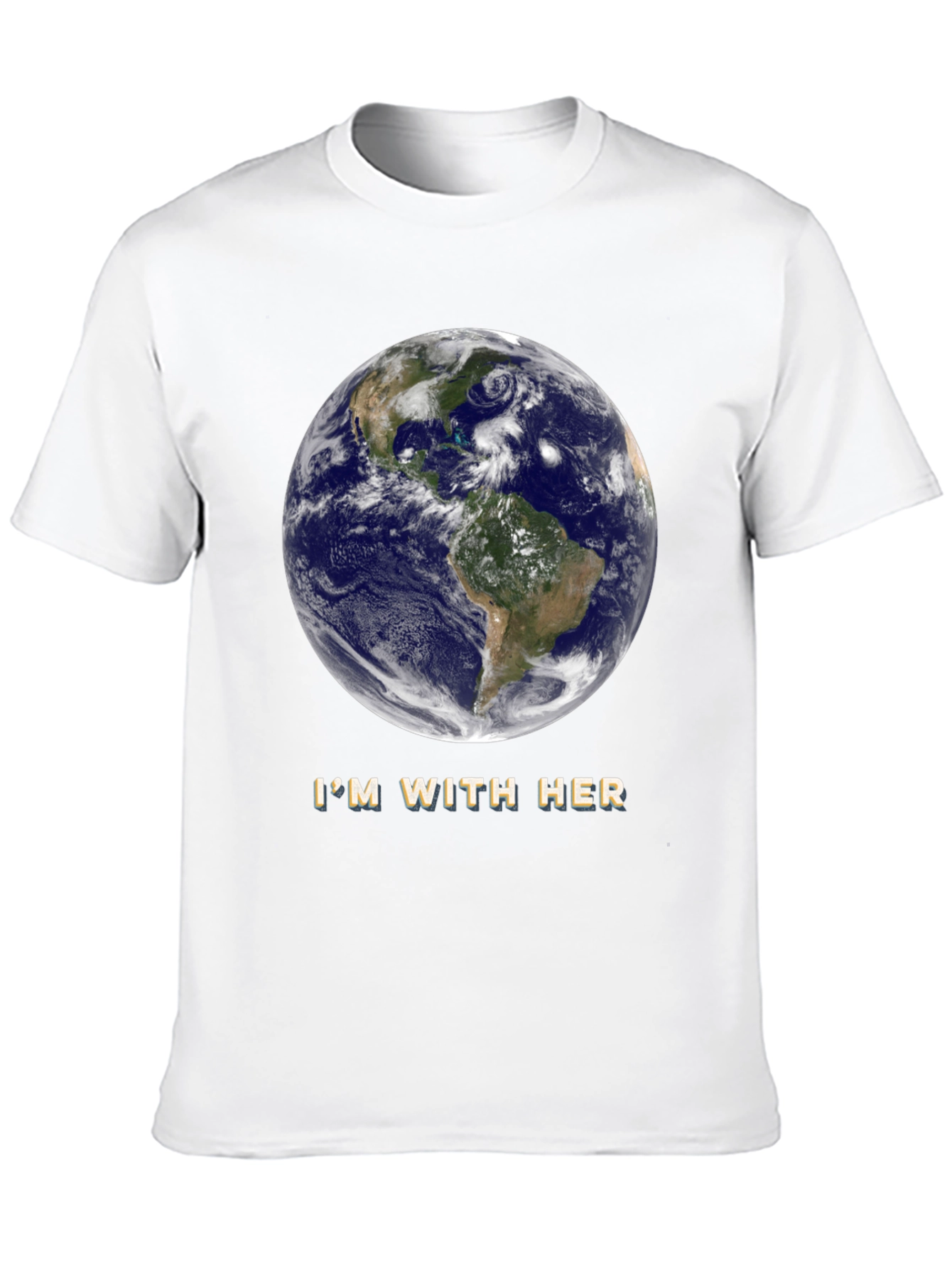 Earth Day Im With Her Graphic Tee