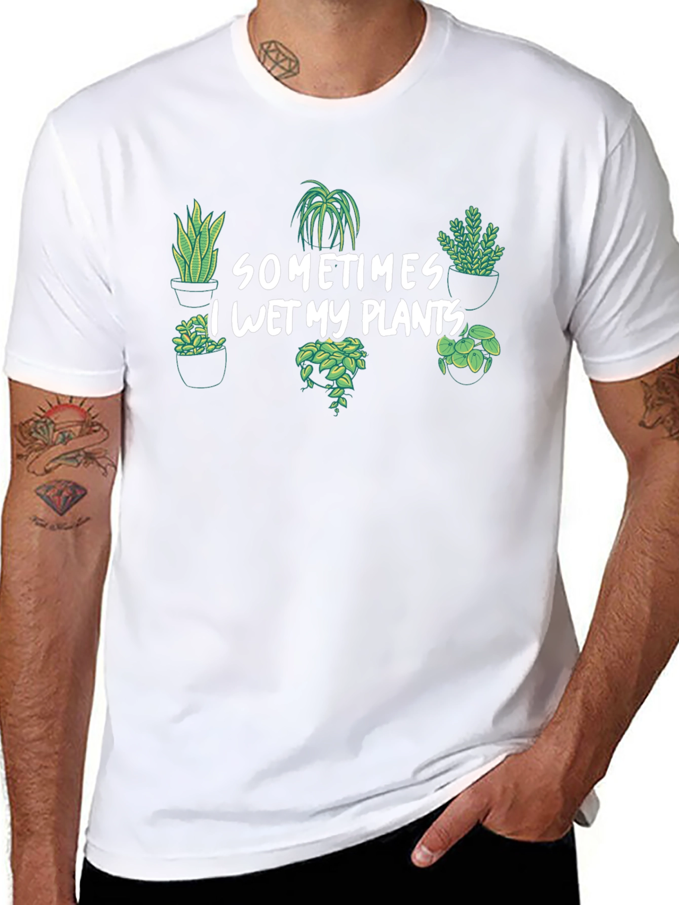 Sometimes I Wet My Plants Tee