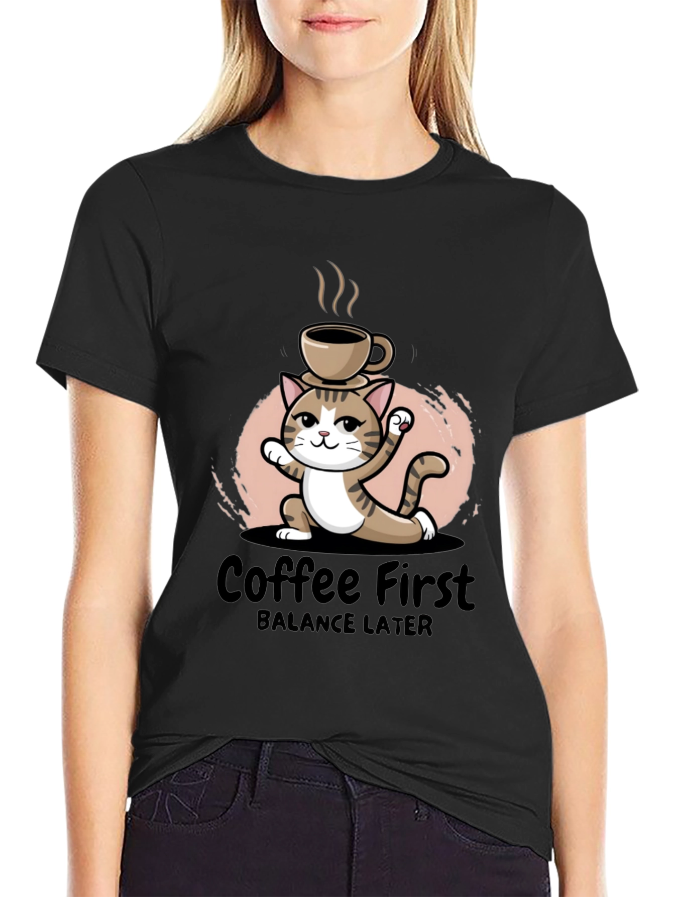 Coffee First Balance Later T-Shirt