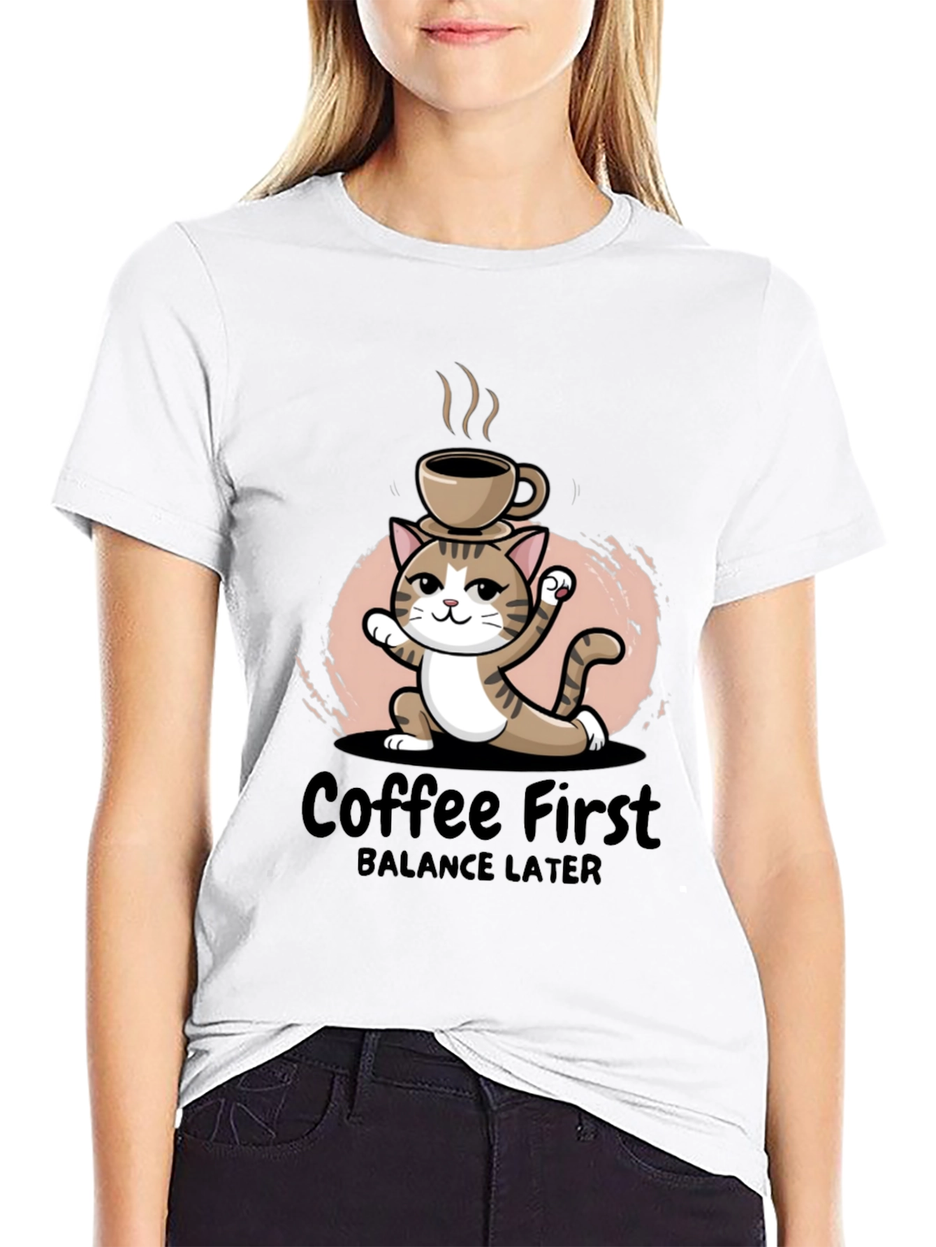Coffee First Balance Later T-Shirt