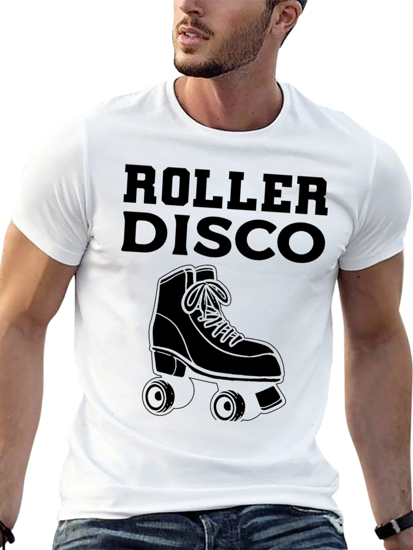 Roller Disco Graphic T-Shirt - Retro Style
