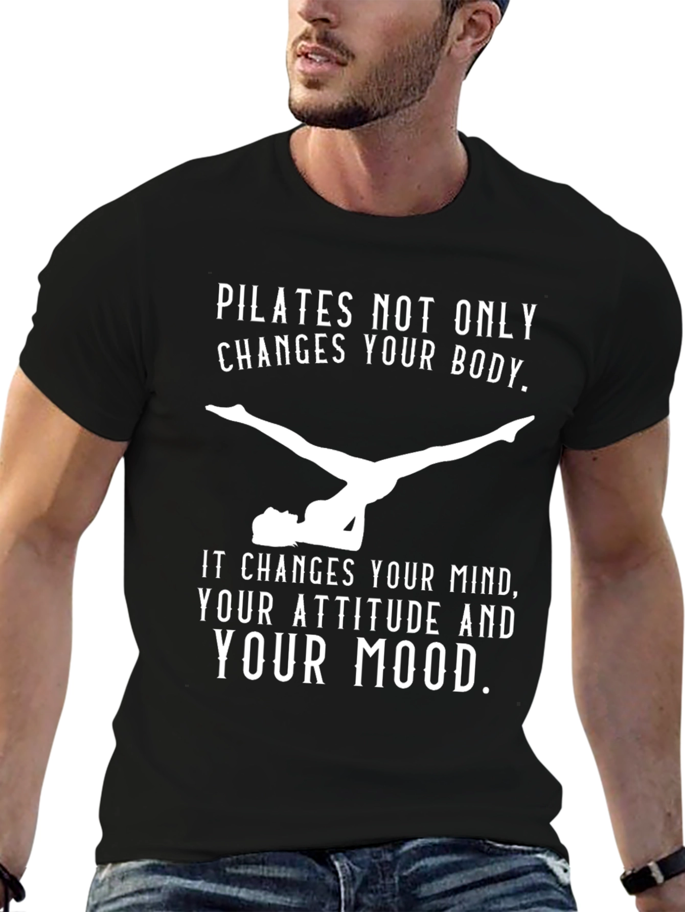 Pilates Mind & Body T-Shirt - Motivational Fitness Tee