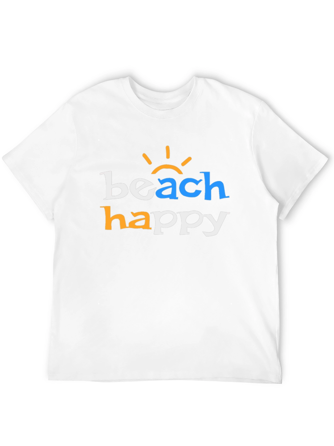 Beach Happy Graphic Tee - Black