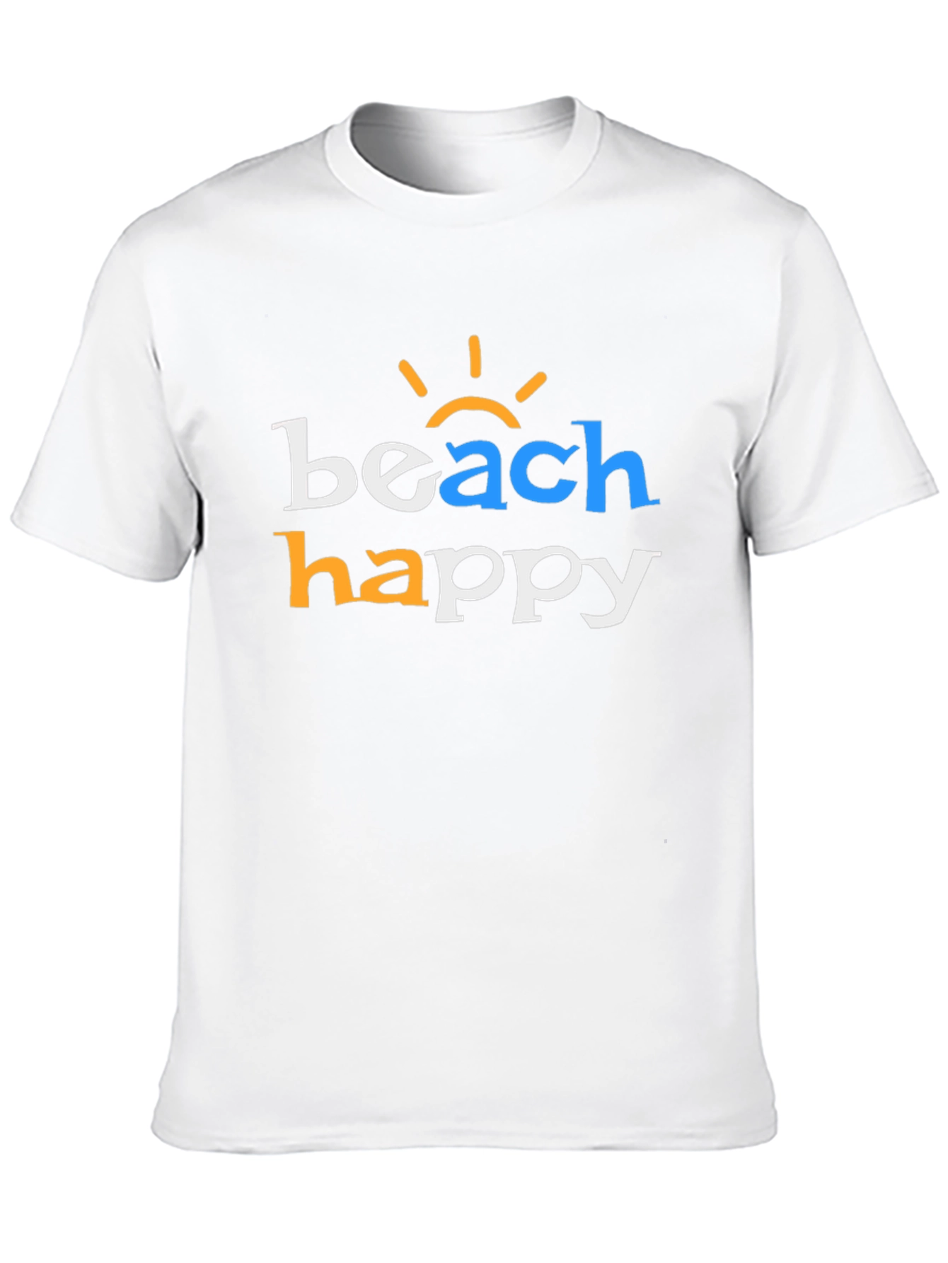 Beach Happy Graphic Tee - Black