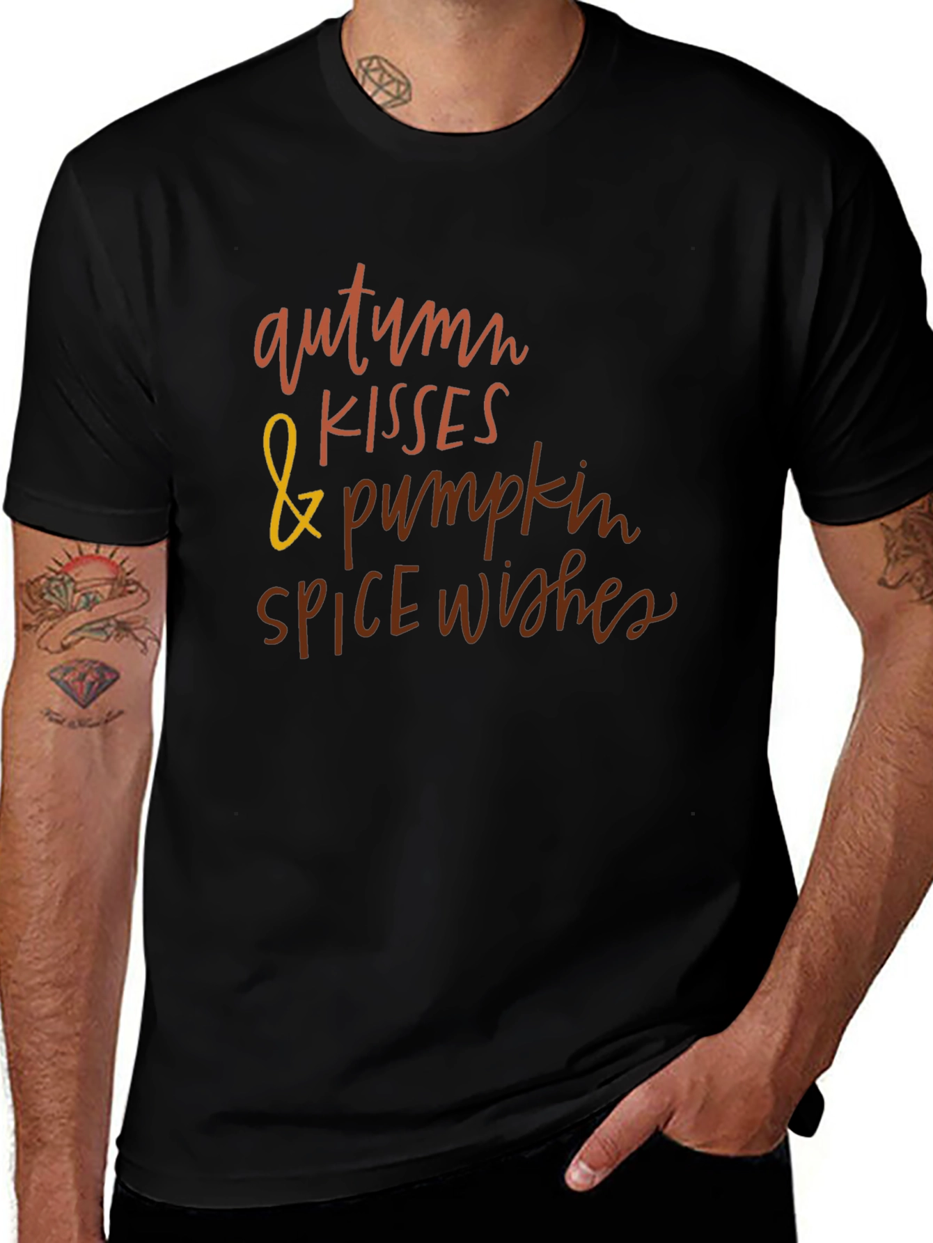 Autumn Kisses & Pumpkin Spice Wishes T-Shirt