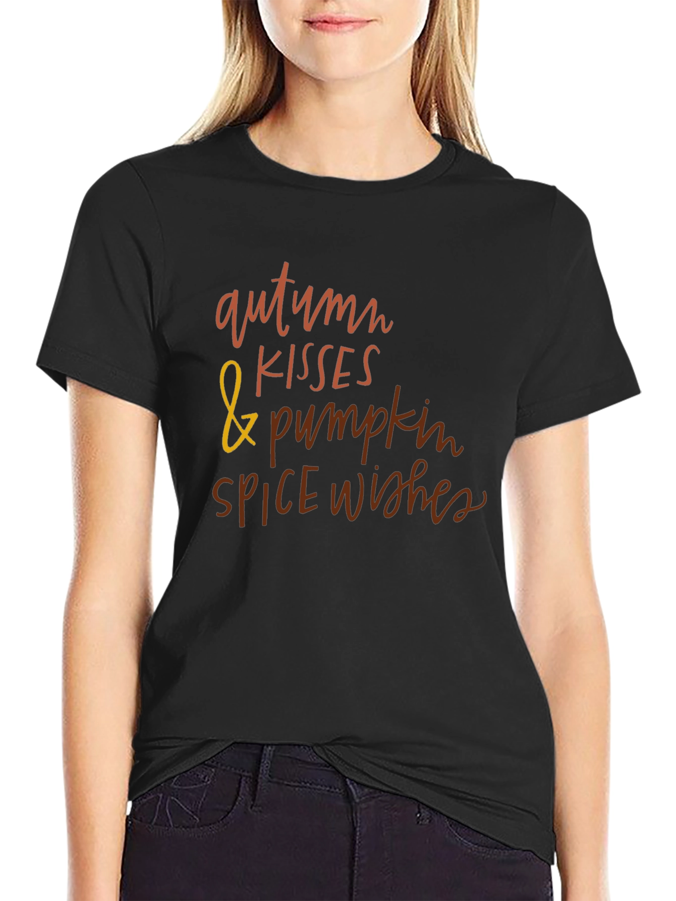 Autumn Kisses & Pumpkin Spice Wishes T-Shirt