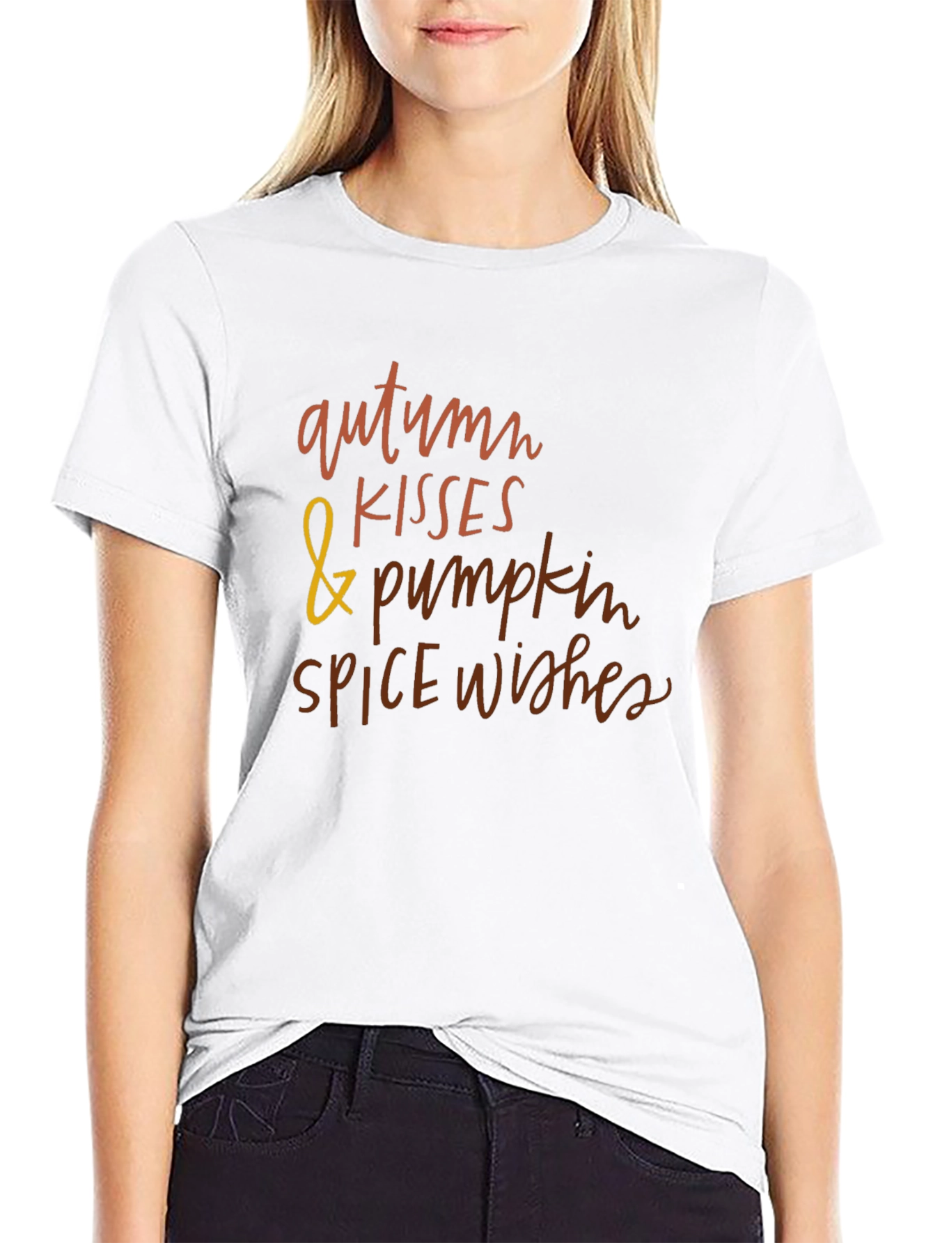 Autumn Kisses & Pumpkin Spice Wishes T-Shirt