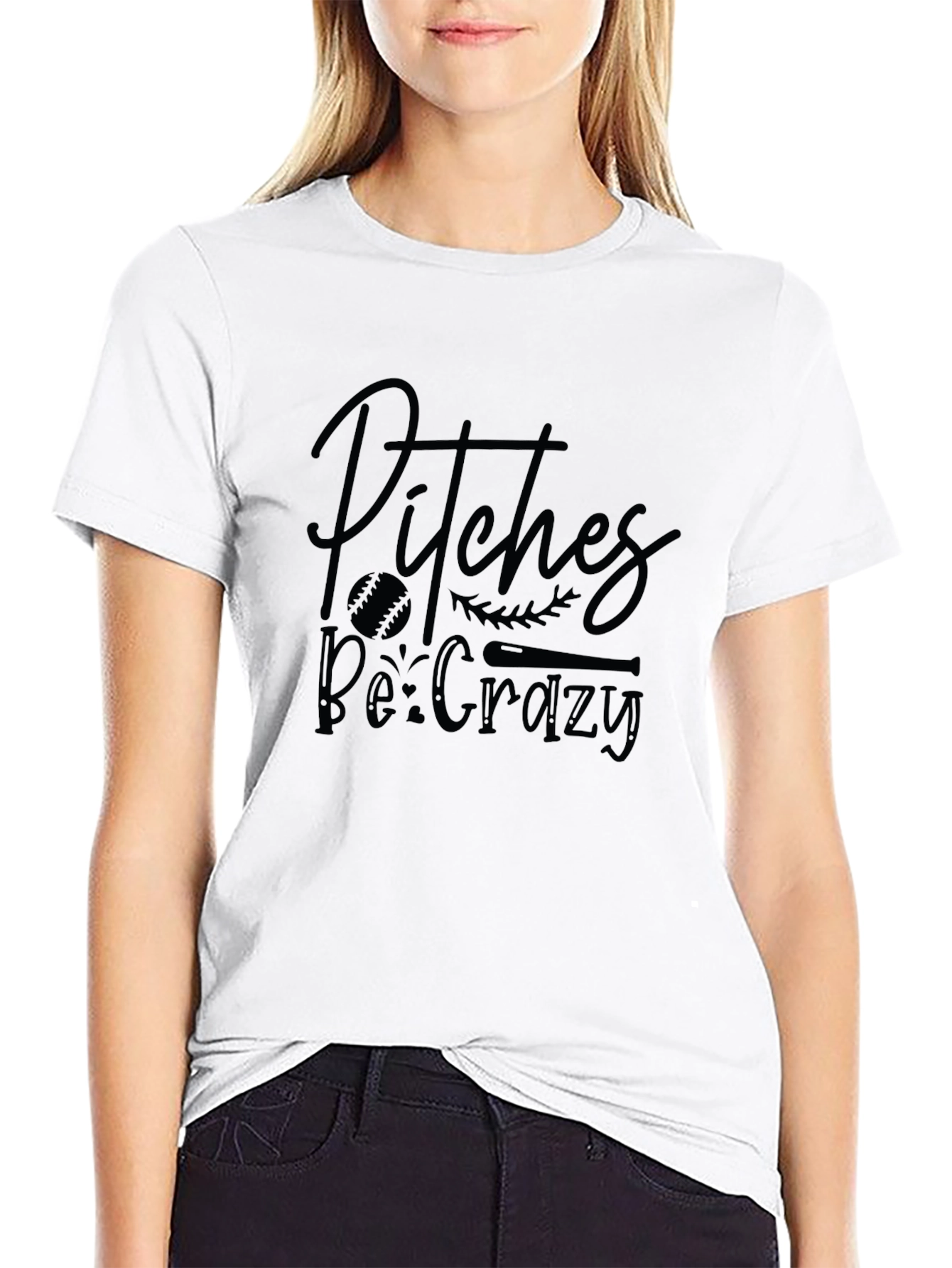 Pitches Be Crazy Graphic T-Shirt