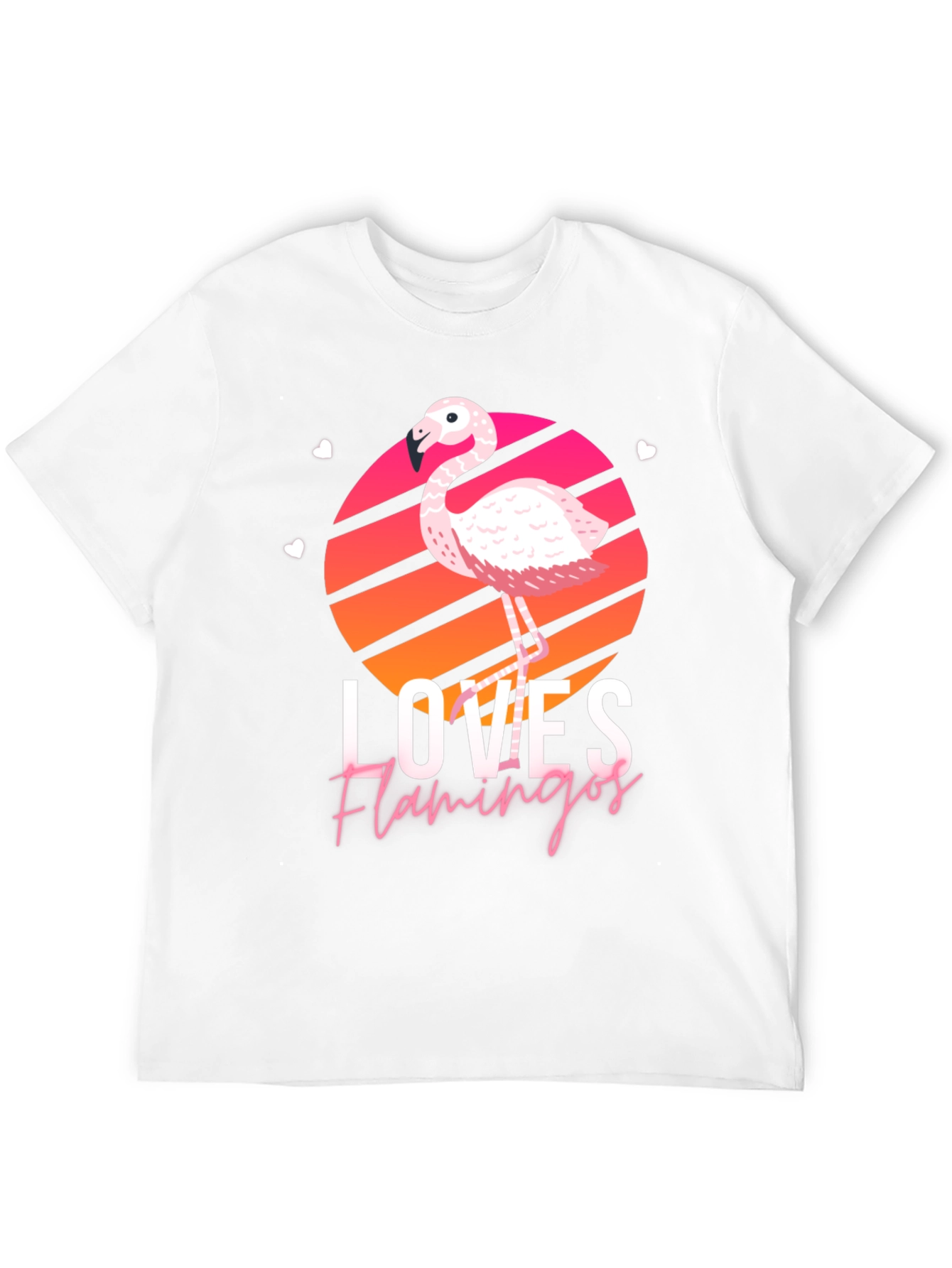 Loves Flamingos Graphic Tee