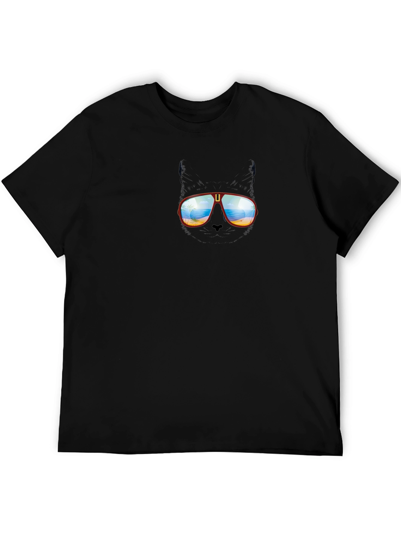 Cool Cat in Shades Graphic T-Shirt