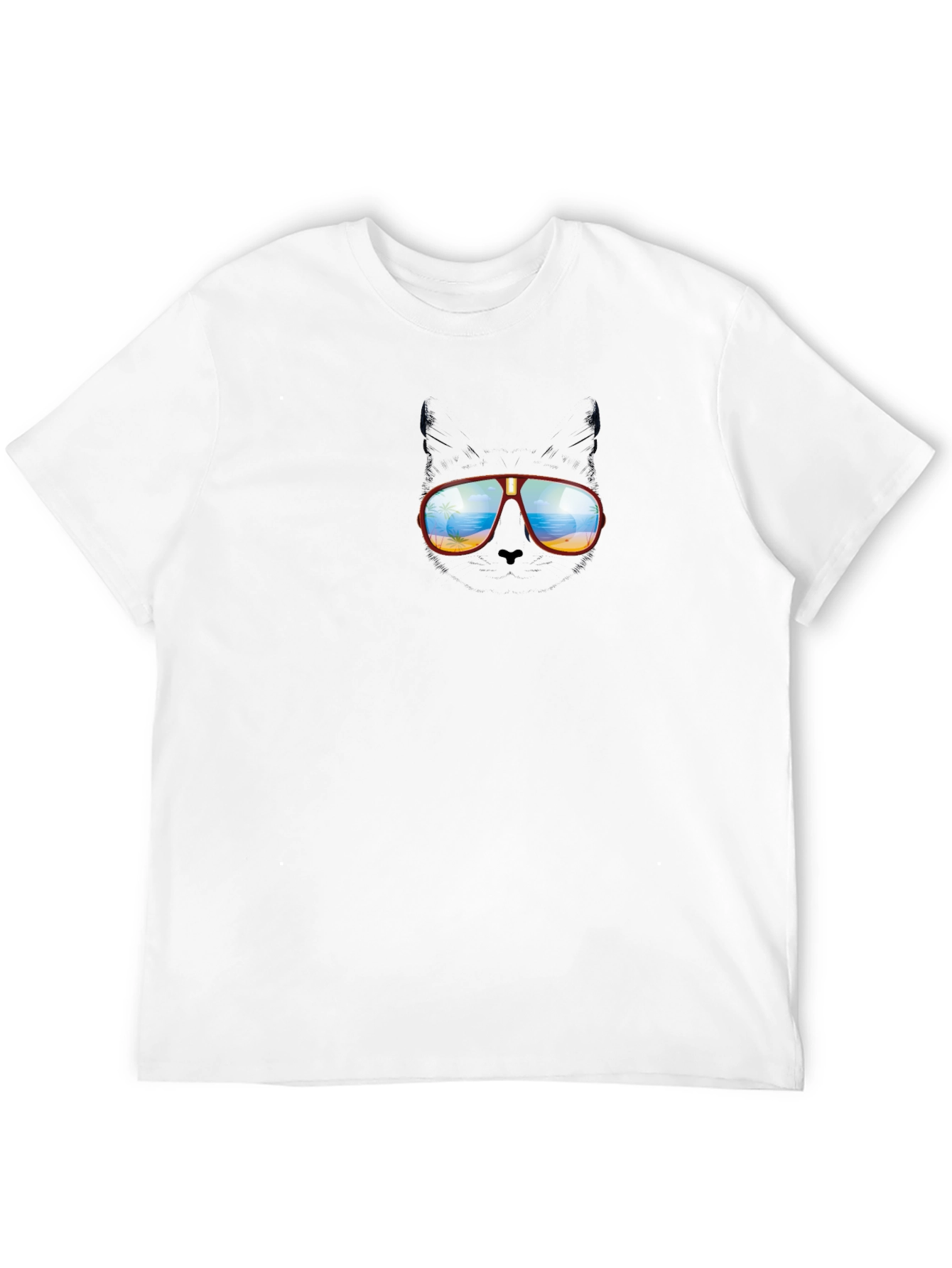 Cool Cat in Shades Graphic T-Shirt
