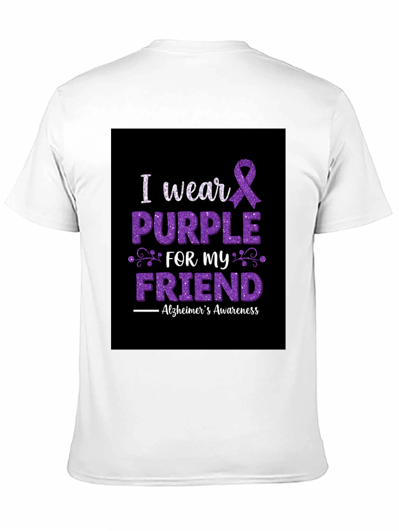 Purple Alzheimers Awareness T-Shirt