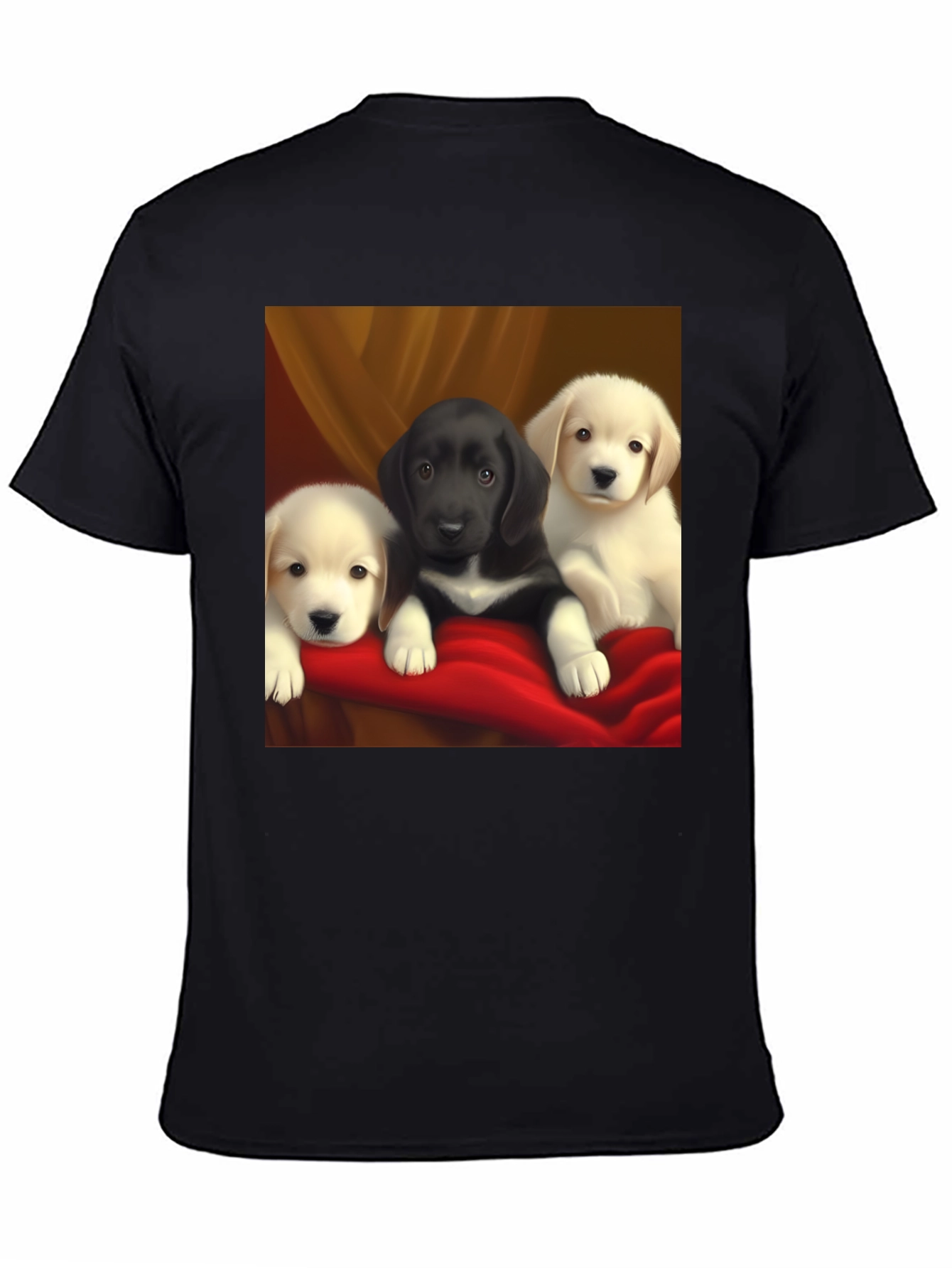 Puppy Trio Graphic Tee - Cute Dog Lover T-Shirt