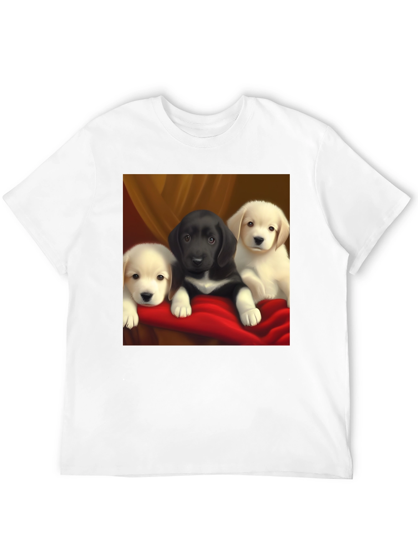 Puppy Trio Graphic Tee - Cute Dog Lover T-Shirt