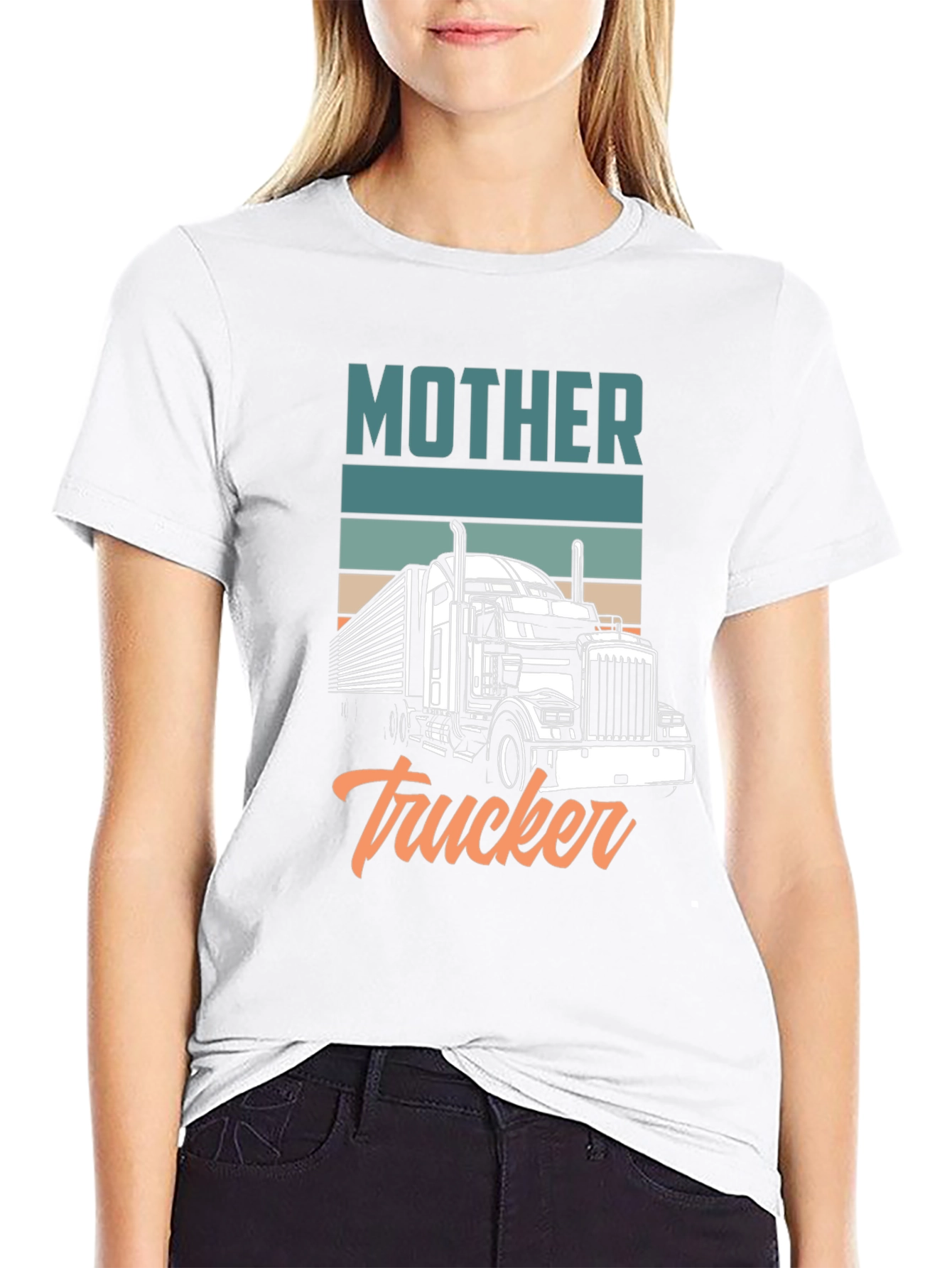 Mother Trucker T-Shirt - Truck Driver Tee