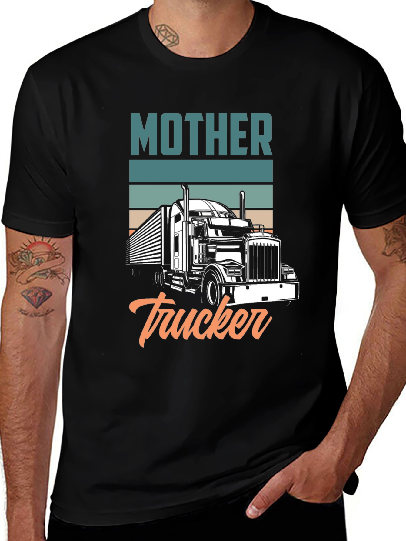 Mother Trucker T-Shirt - Truck Driver Tee