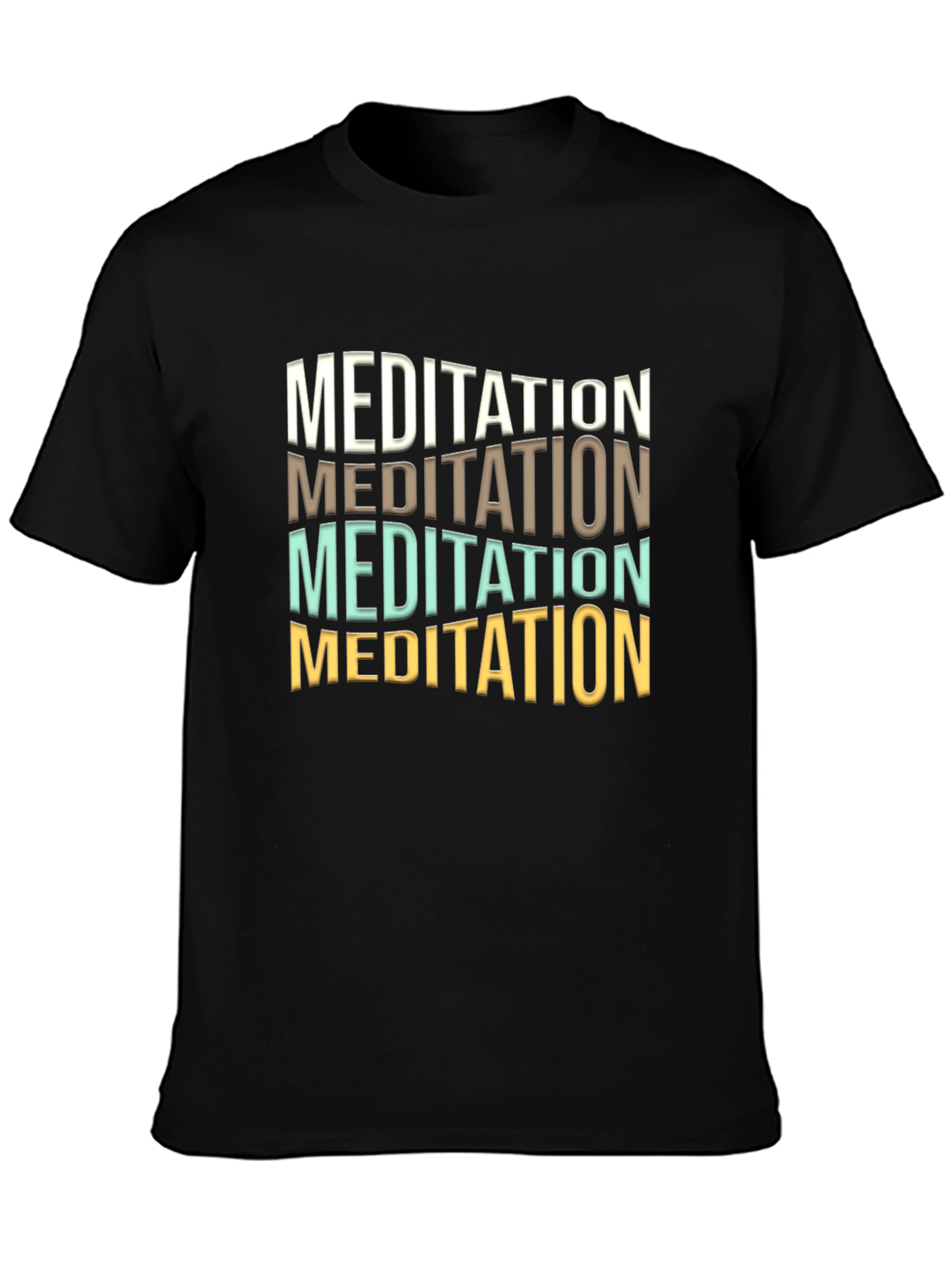 Meditation Graphic Tee - Soft Cotton Blend