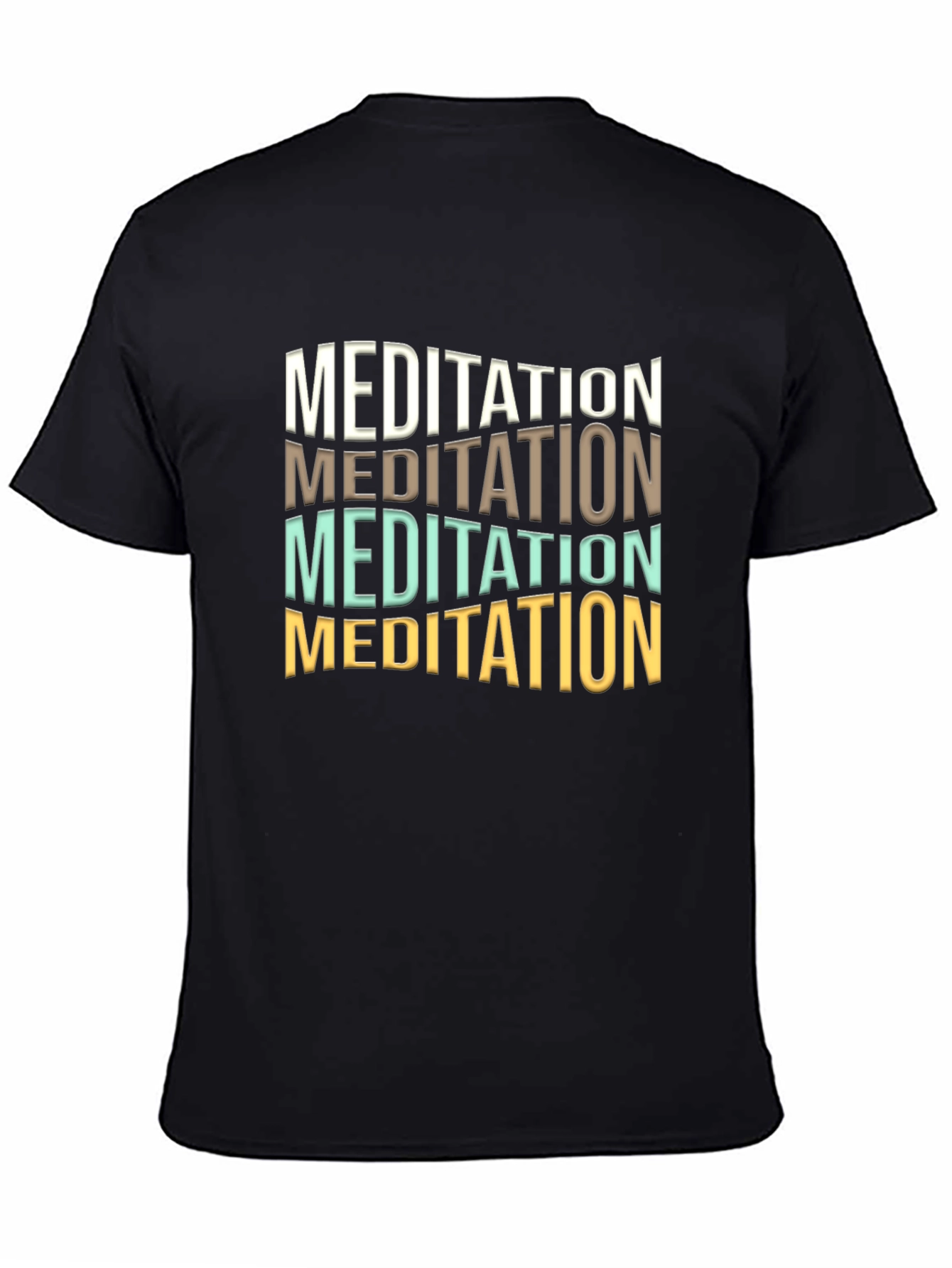 Meditation Graphic Tee - Soft Cotton Blend