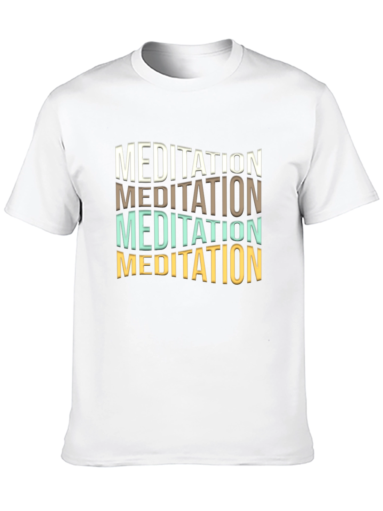 Meditation Graphic Tee - Soft Cotton Blend