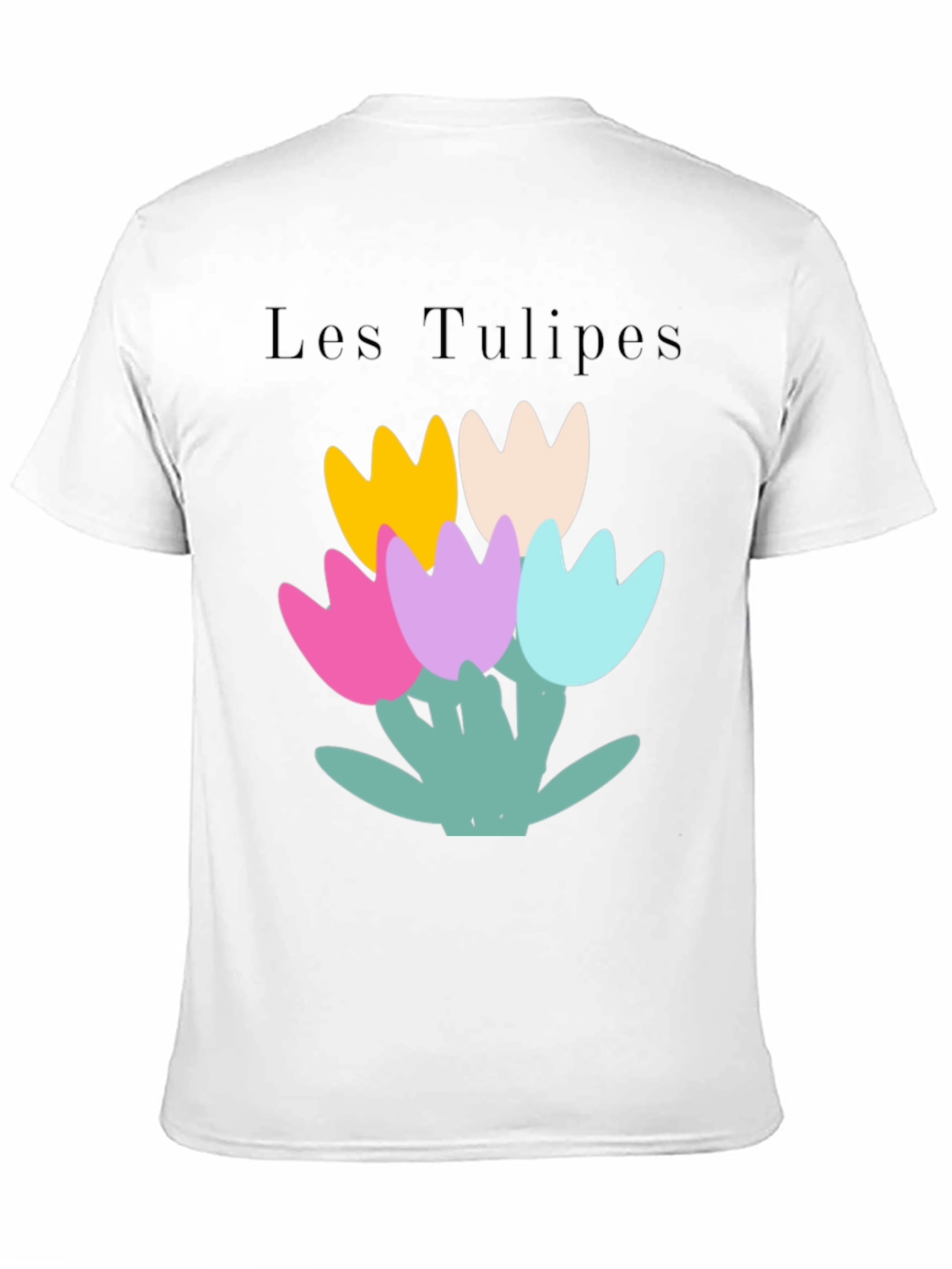 Les Tulipes Graphic Tee - Stylish Casual Wear